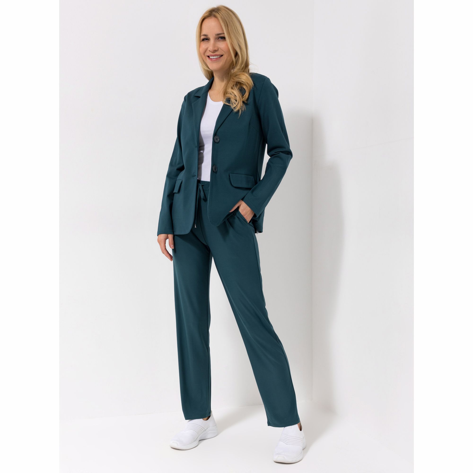 VIA MILANO Blazer, 1/1-Arm Reverskragen 2 Knöpfe Pattentaschen