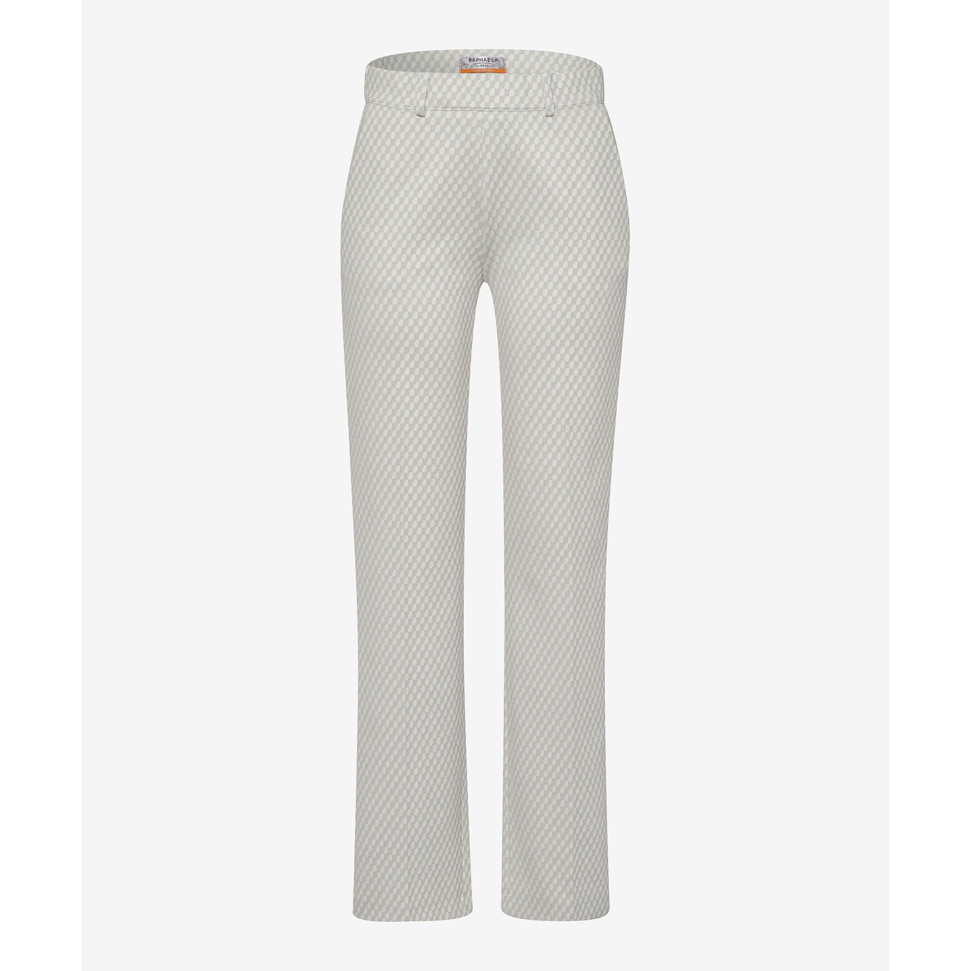 Raphaela by Brax Hose Lillyth Super-Slim Fit erhöhte Leibhöhe Jacquard
