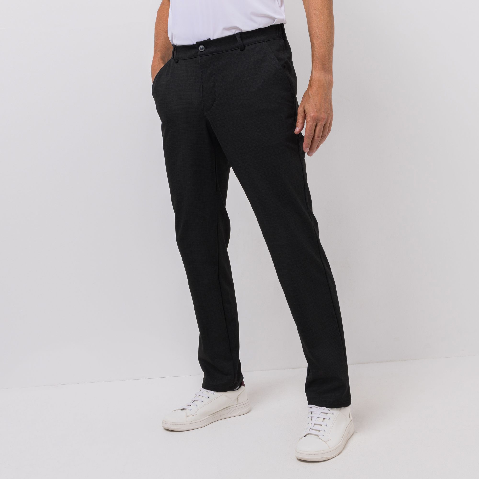 CLUB OF COMFORT® Herrenhose Foxx Chino-Style Comfort-Flex-Bund Wool-Look