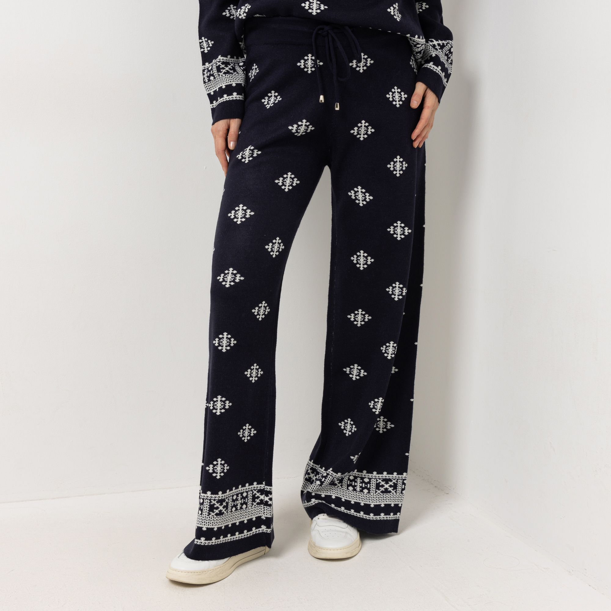 CASHMASOFT Hose lange Form Cashmeregriff gerades Bein