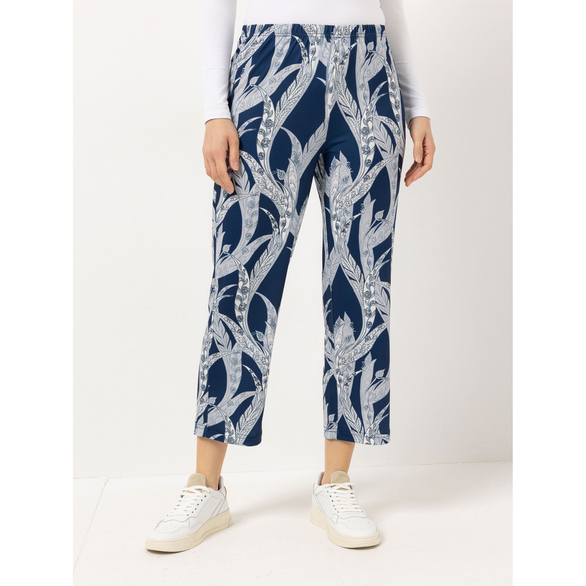 IN-PRINT Hose 7/8-Länge Rundumdehnbund bedruckt