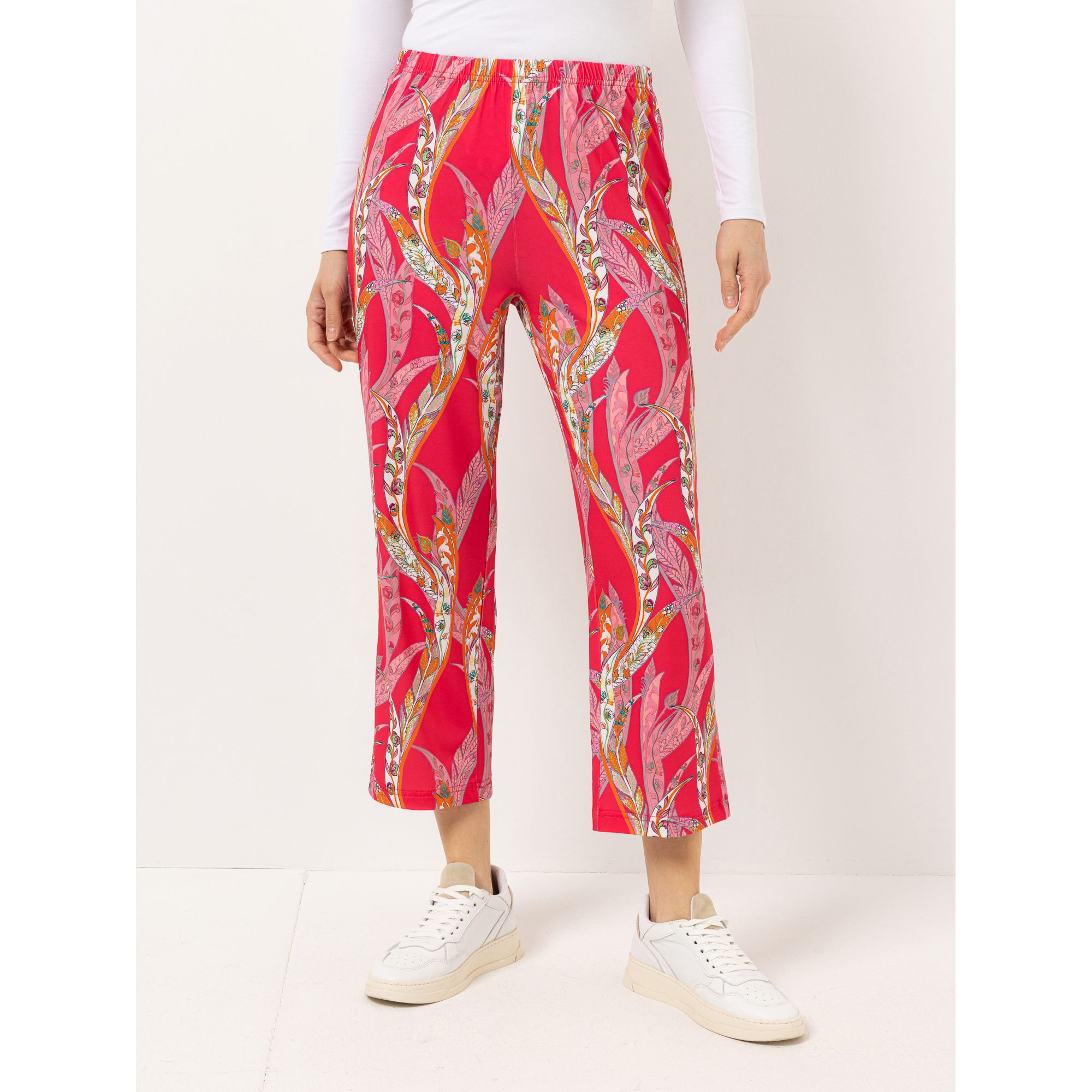 IN-PRINT Hose 7/8-Länge Rundumdehnbund bedruckt