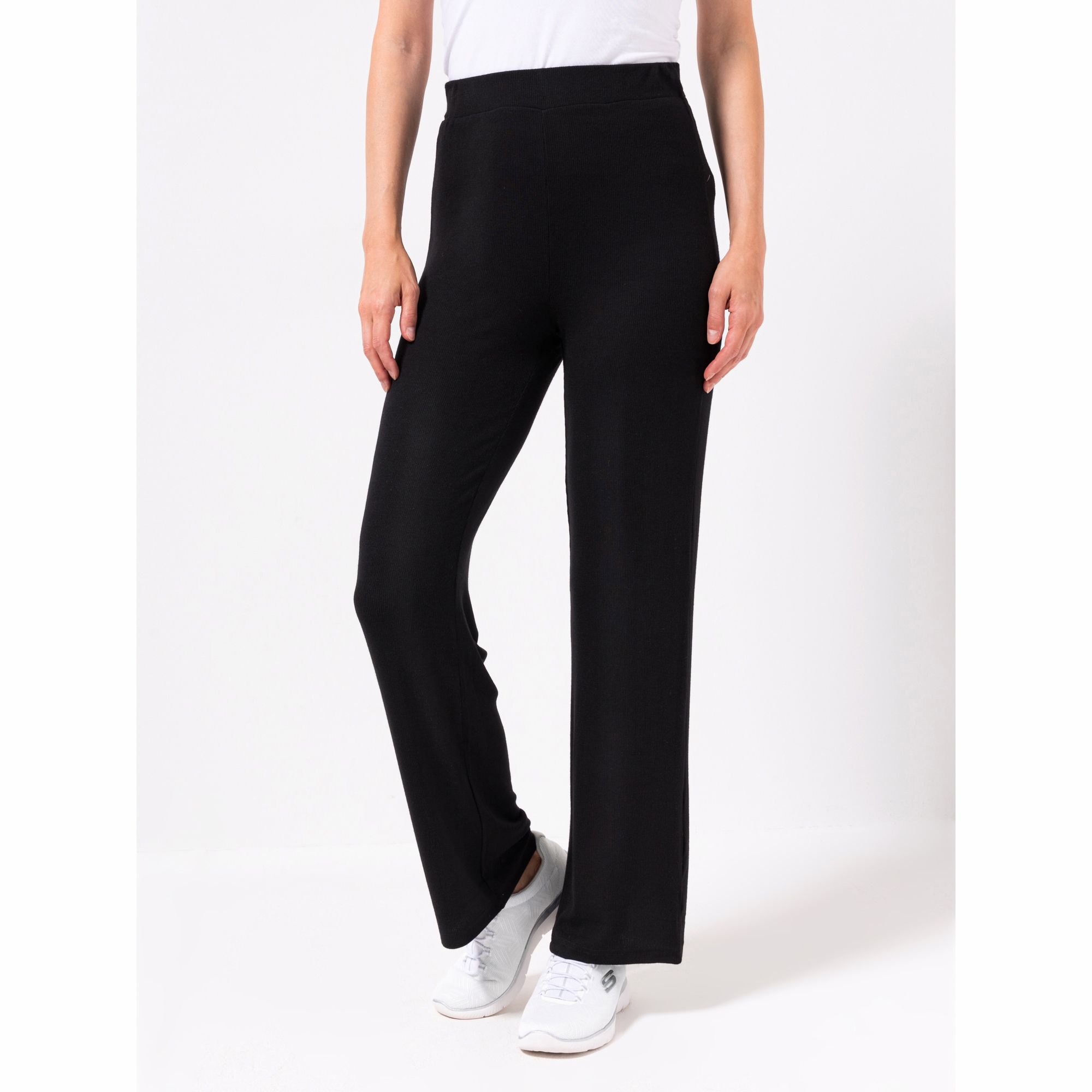 LYLA Hose Modal-Mischung Rundumdehnbund gerippt