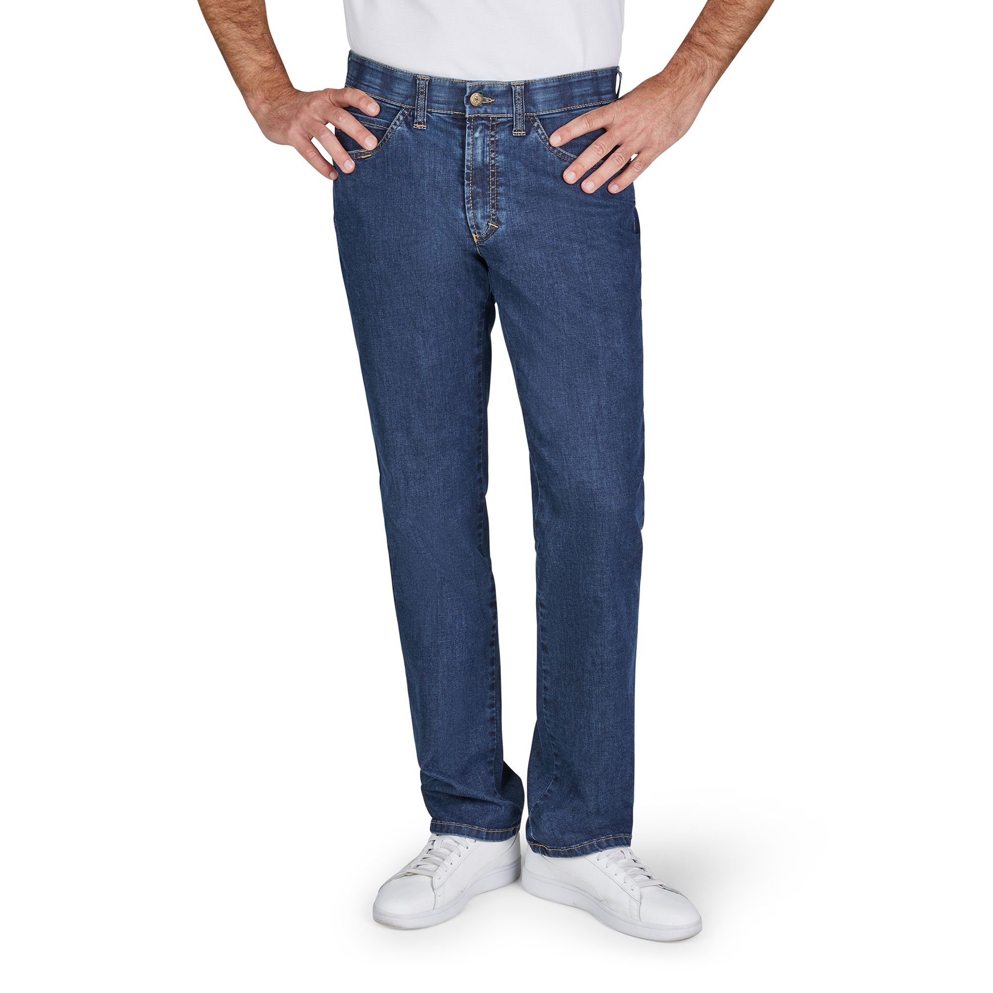 CLUB OF COMFORT® Jeanshose John Coolmax® Mega-Stretch Komfortbund