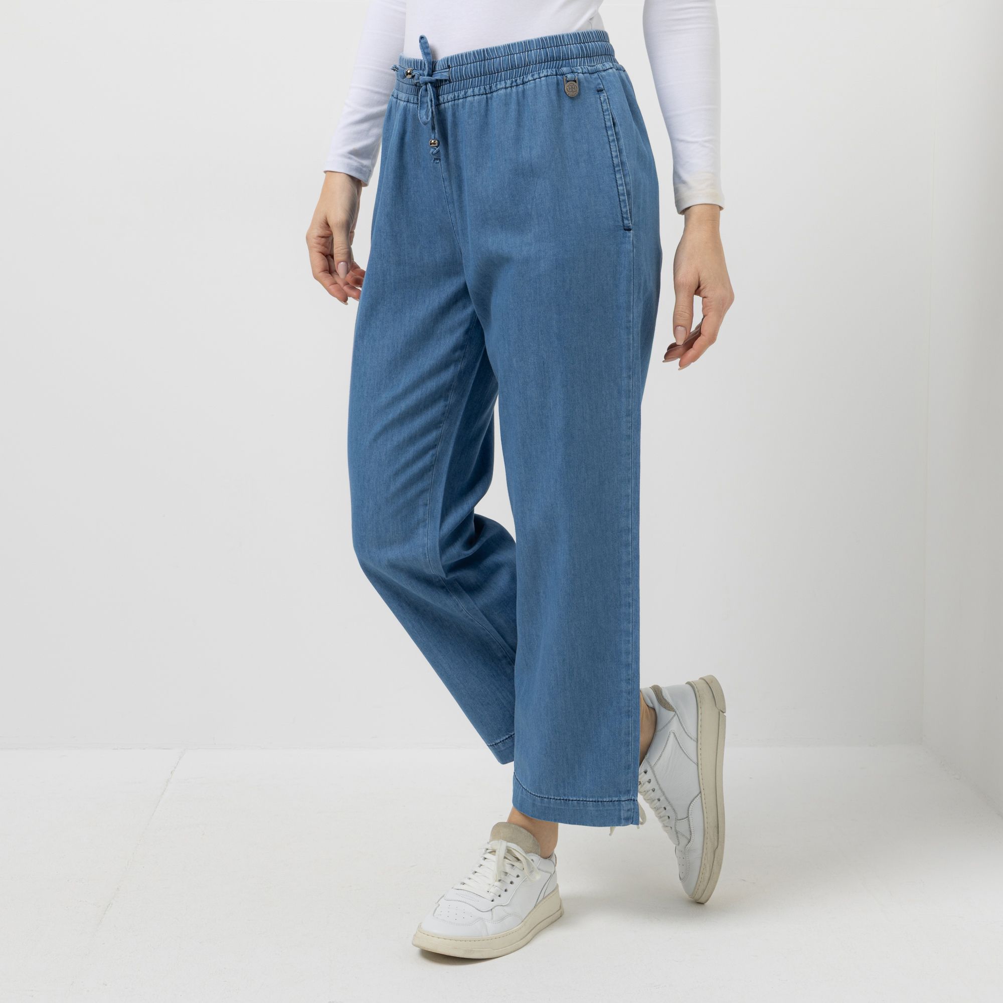 AMINATI® Hose, 7/8-Länge elastischer Bund Eingrifftaschen mit TENCEL Lyocell