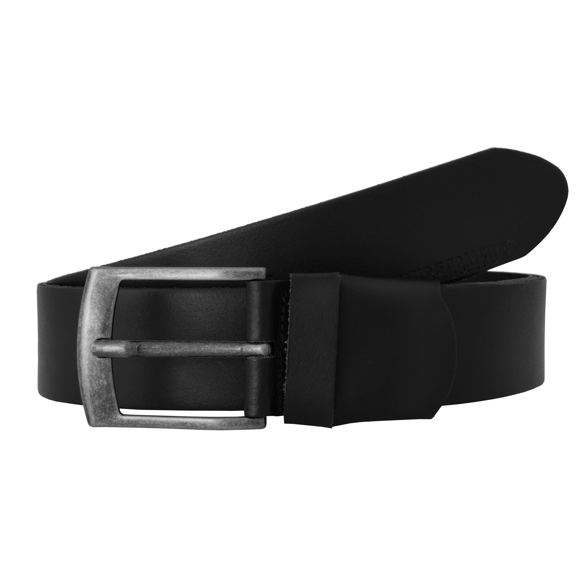 CLUB OF COMFORT® Gürtel echt Leder Breite ca. 4cm Schnalle silberfarben