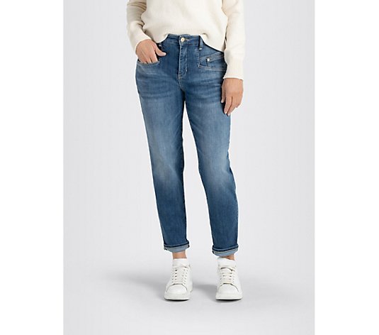 MAC Jeans Rich Carrot 5-Pocket-Style hohe Leibhöhe konischer Beinverlauf
