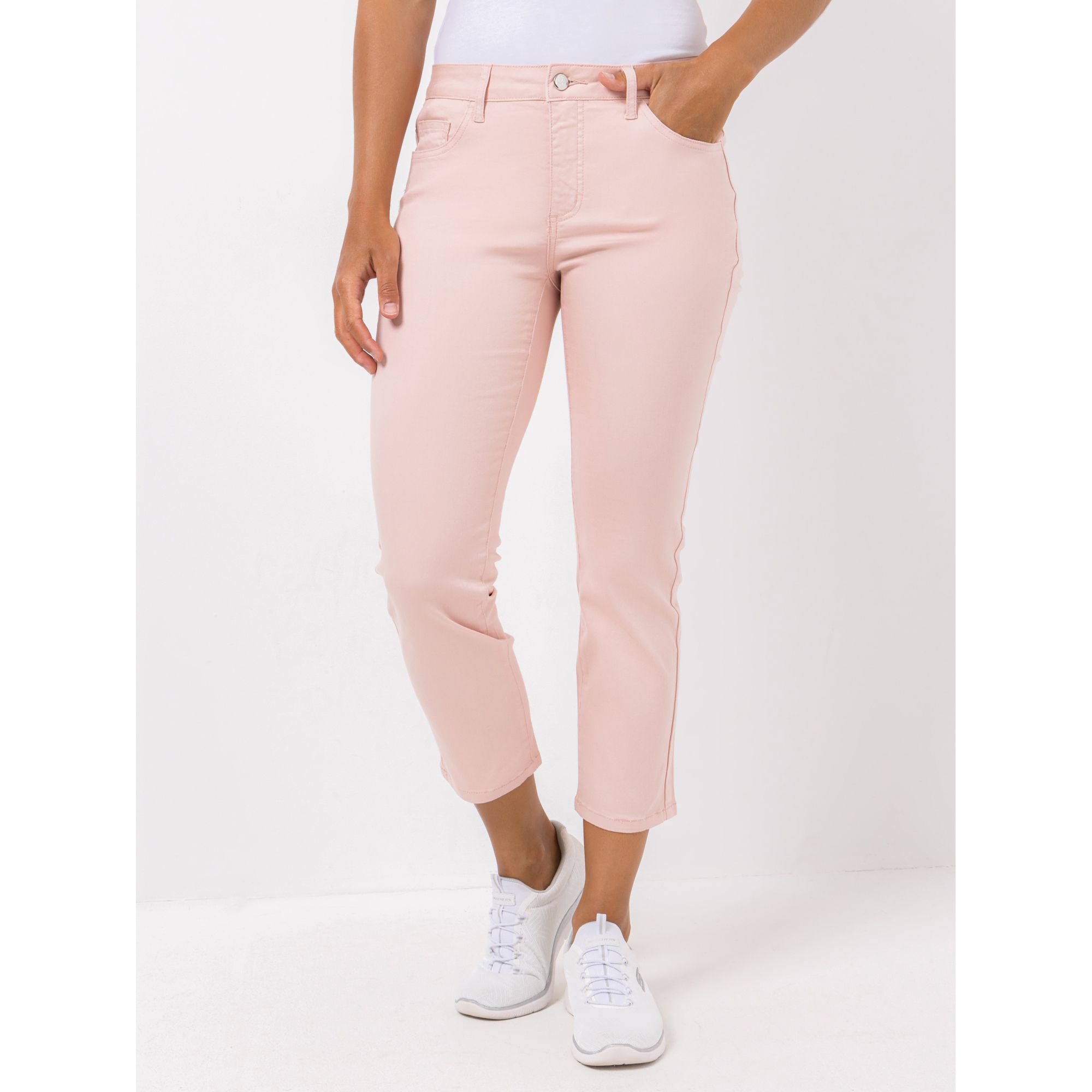 VIA MILANO Jeans 7/8-Länge 5-Pocket-Style schmales Bein