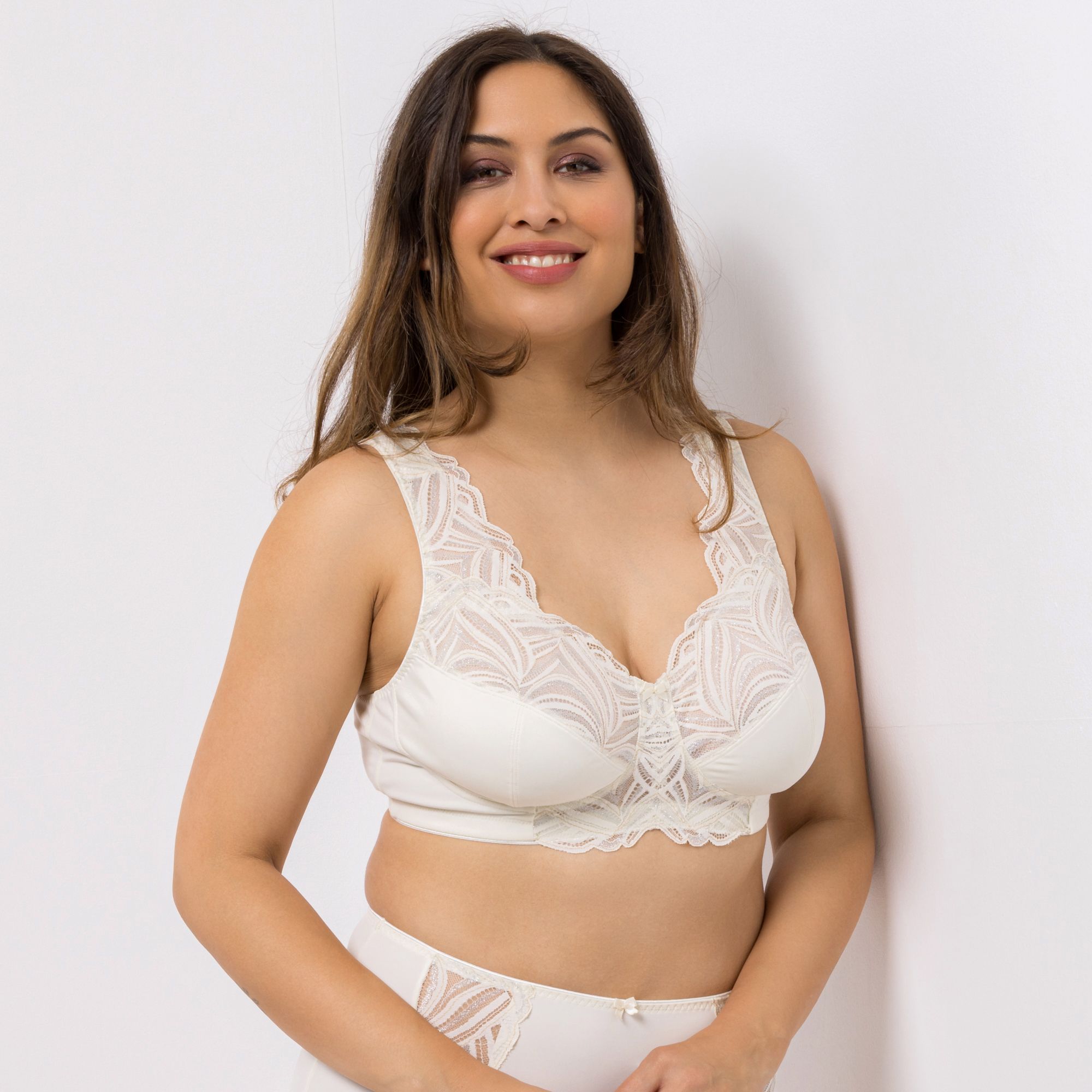 LITTLE ROSE BH Mikrofasermischung Passform Princess glänzende Spitze