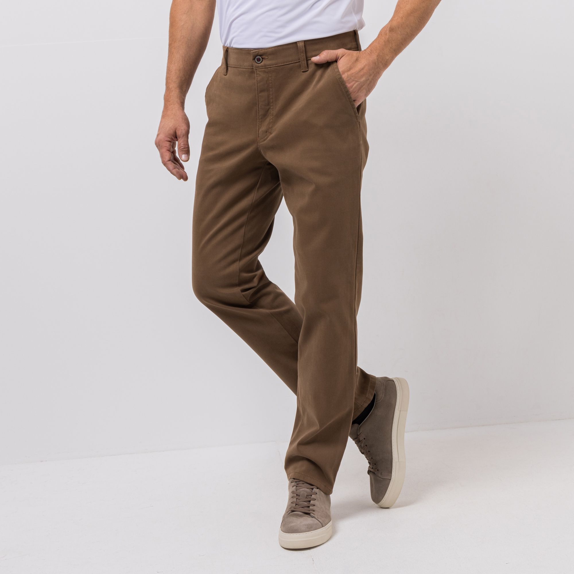 CLUB OF COMFORT® Herrenhose Garvey Chino-Style Komfortbund Thermolite®
