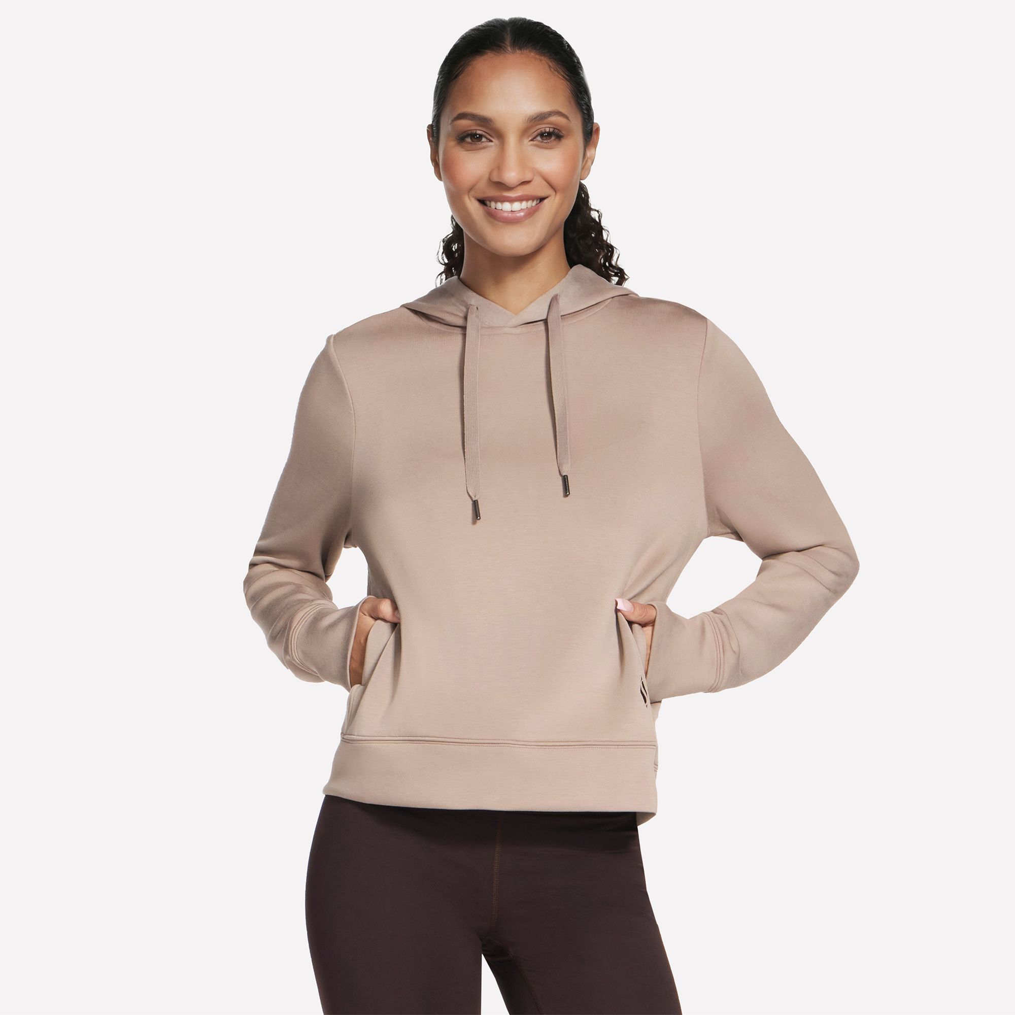 SKECHERS Damen-Sweatshirt mit Kapuze Skechluxe Elevate 1/1-Arm
