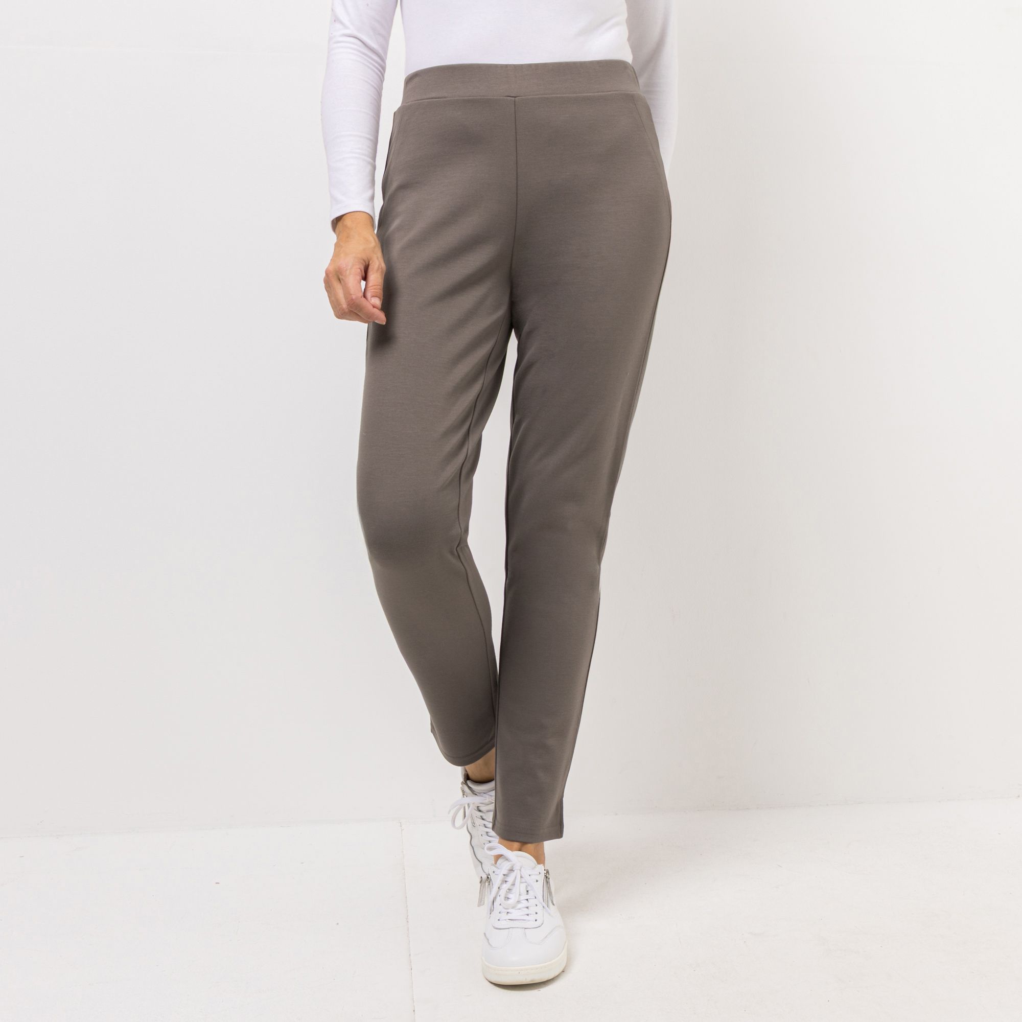 DENIM & CO. Jeggings Rundumdehnbund sehr schmales Bein knöchellang