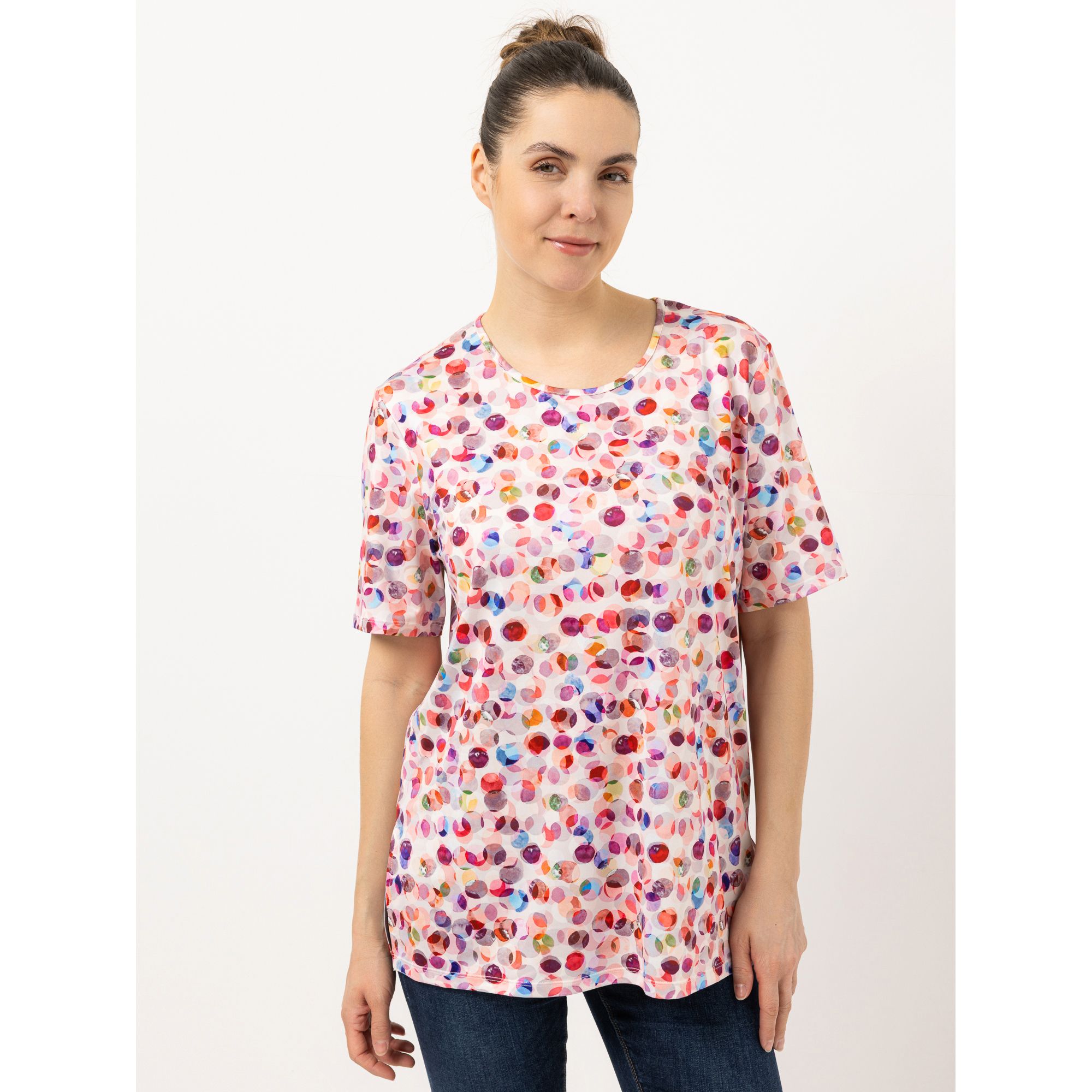 IN-PRINT Shirt 1/2-Arm Rundhalsausschnitt bedruckt