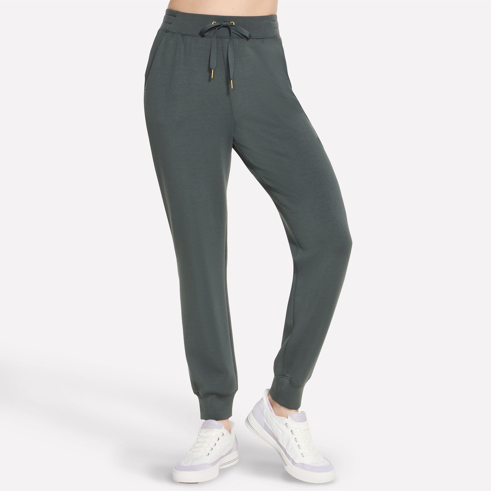 SKECHERS Damen-Sweathose Skechluxe Elevate Rundumdehnbund Seitentaschen
