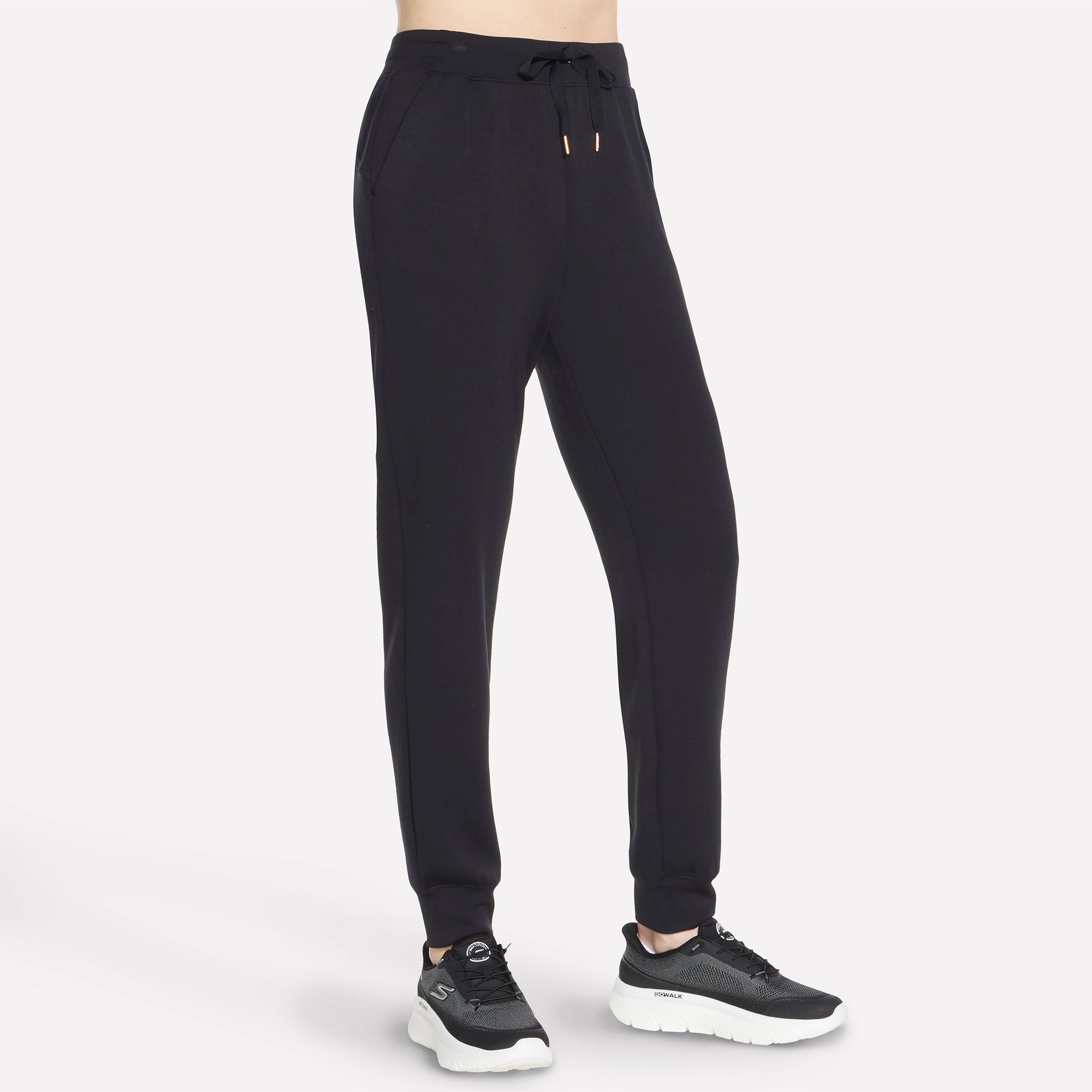 SKECHERS Damen-Sweathose Skechluxe Elevate Rundumdehnbund Seitentaschen