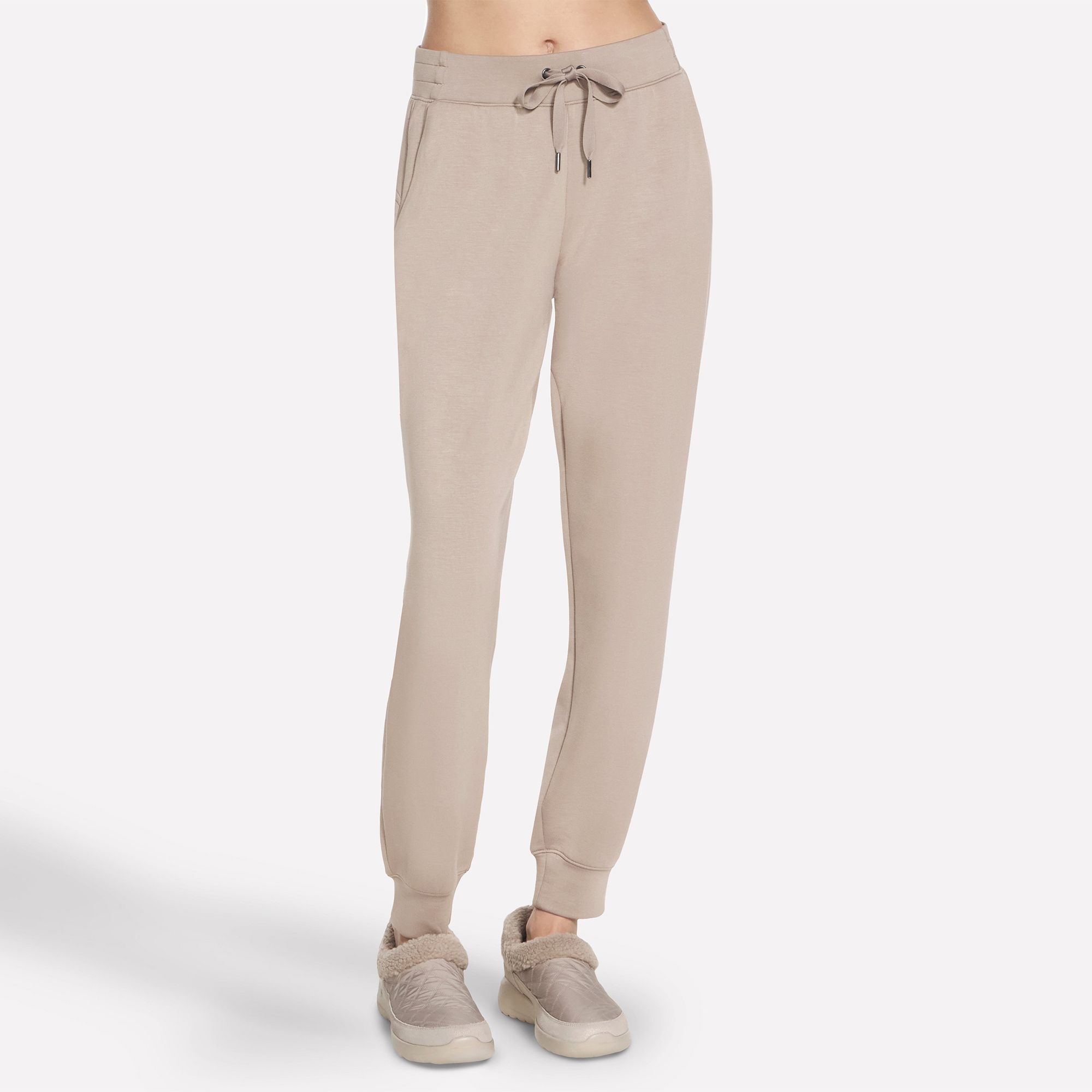 SKECHERS Damen-Sweathose Skechluxe Elevate Rundumdehnbund Seitentaschen