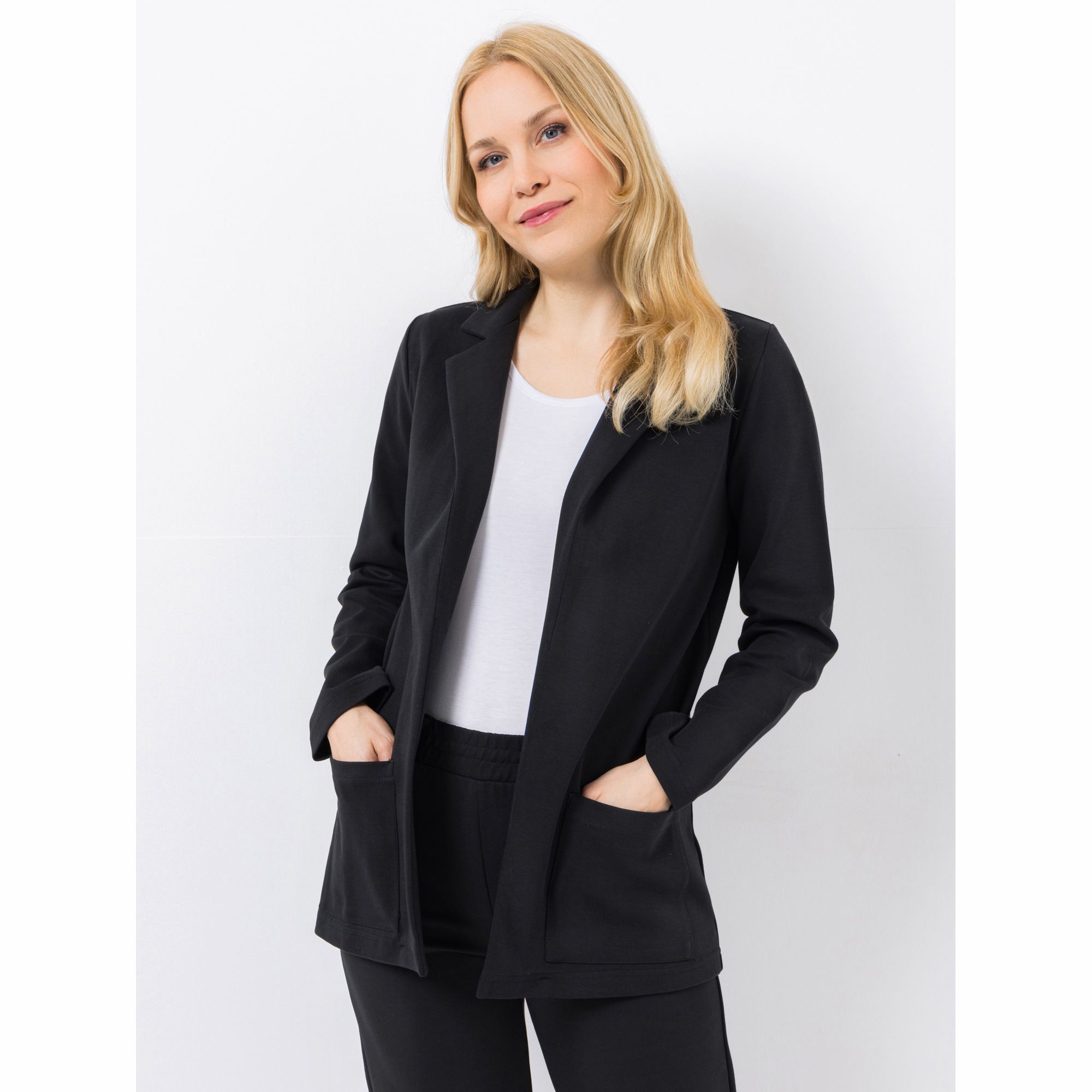 Green Cotton by Peter Hahn Jersey-Blazer Style Elise 1/1-Arm