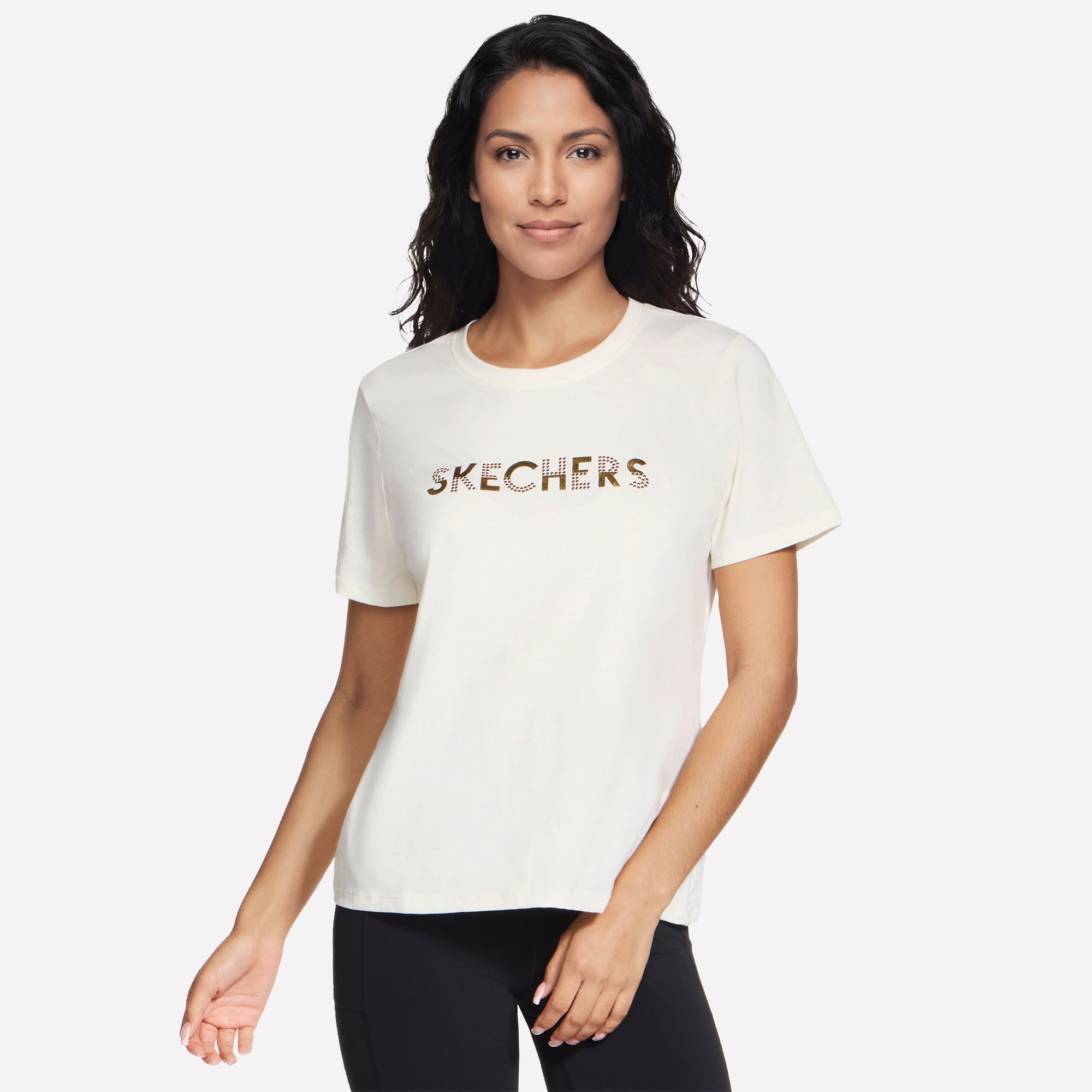 SKECHERS Damen-Shirt Skech-Jersey 1/2-Arm Rundhalsausschnitt