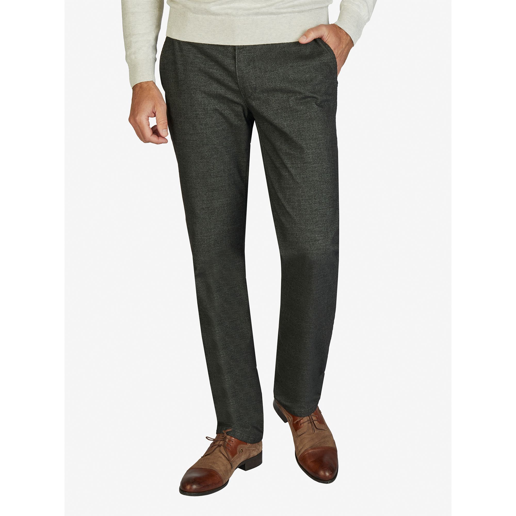 CLUB OF COMFORT® Herrenhose Garvey Chino-Style Komfortbund Hemdstopper