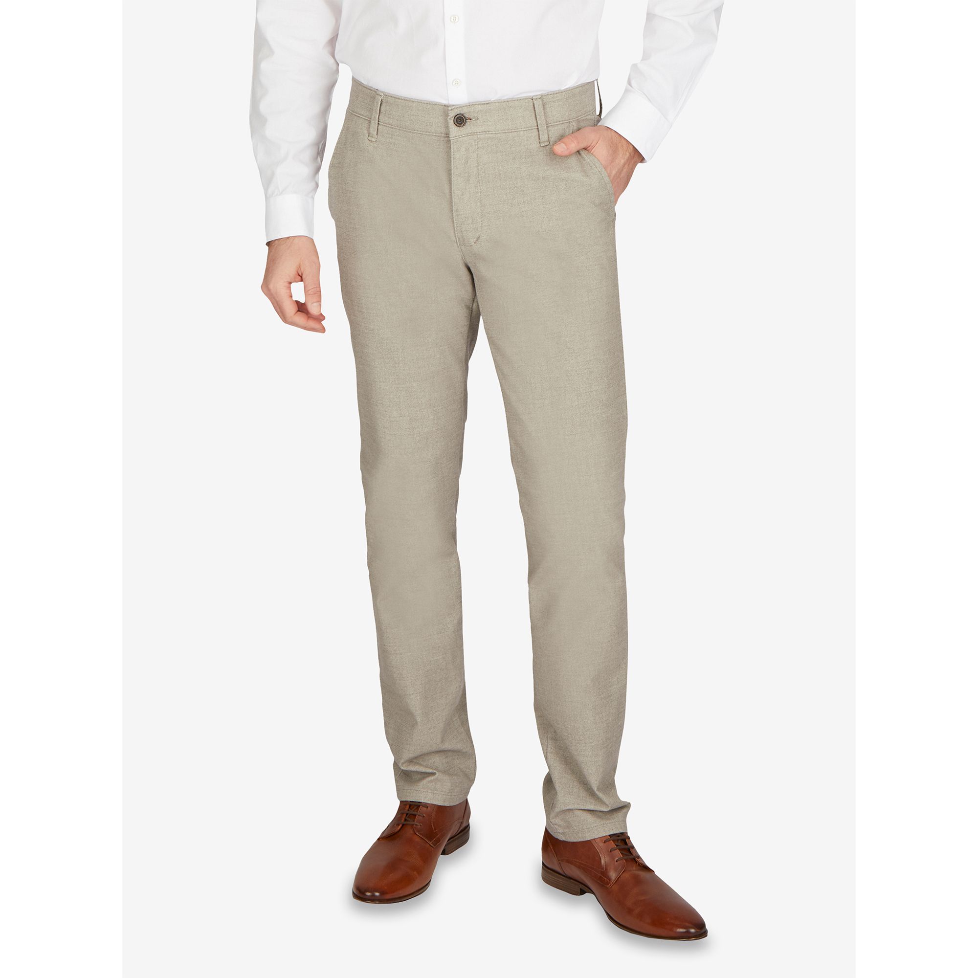 CLUB OF COMFORT® Herrenhose Garvey Chino-Style Komfortbund Hemdstopper