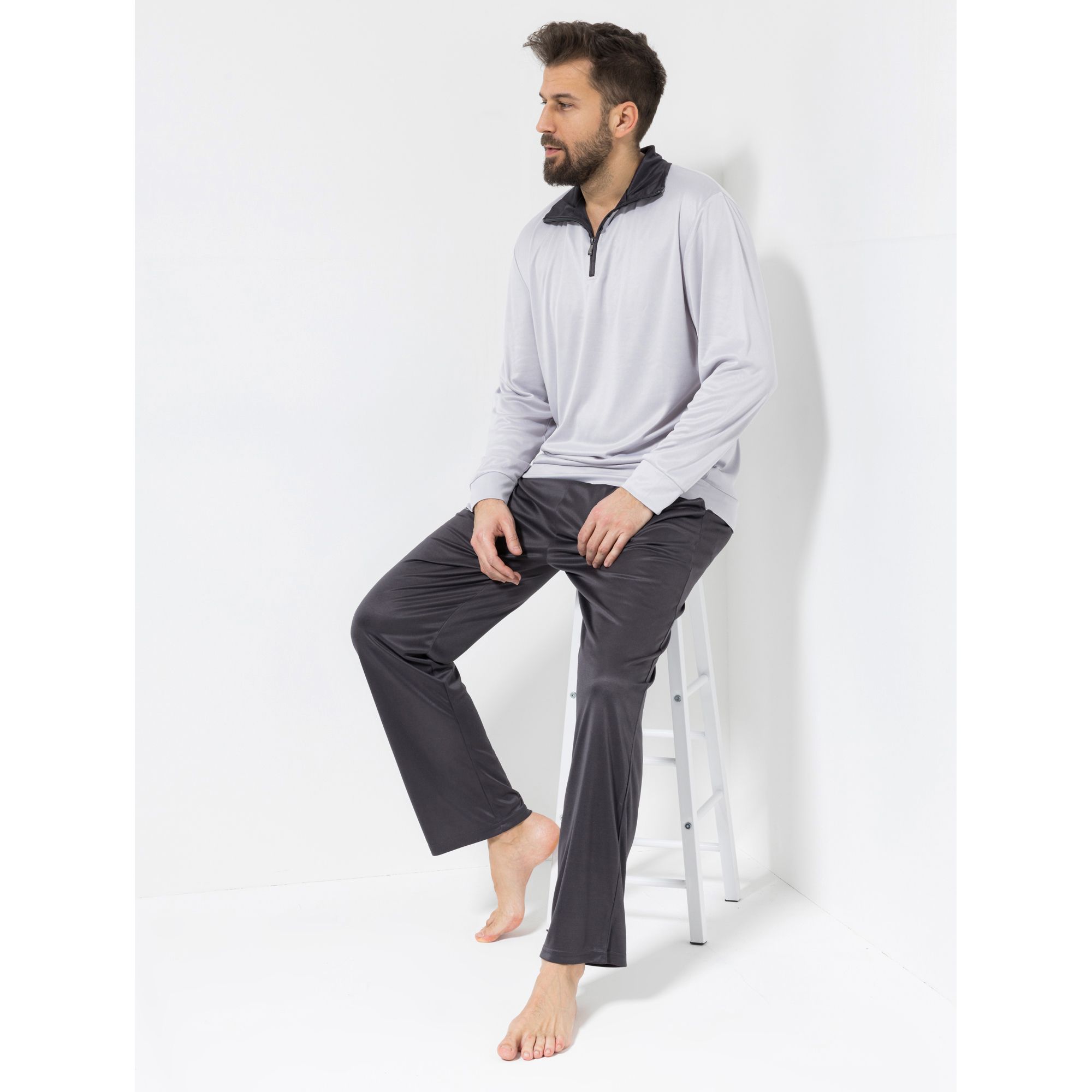 MEN'S TOUCH Troyer Mikrofaser 1/1-Arm uni