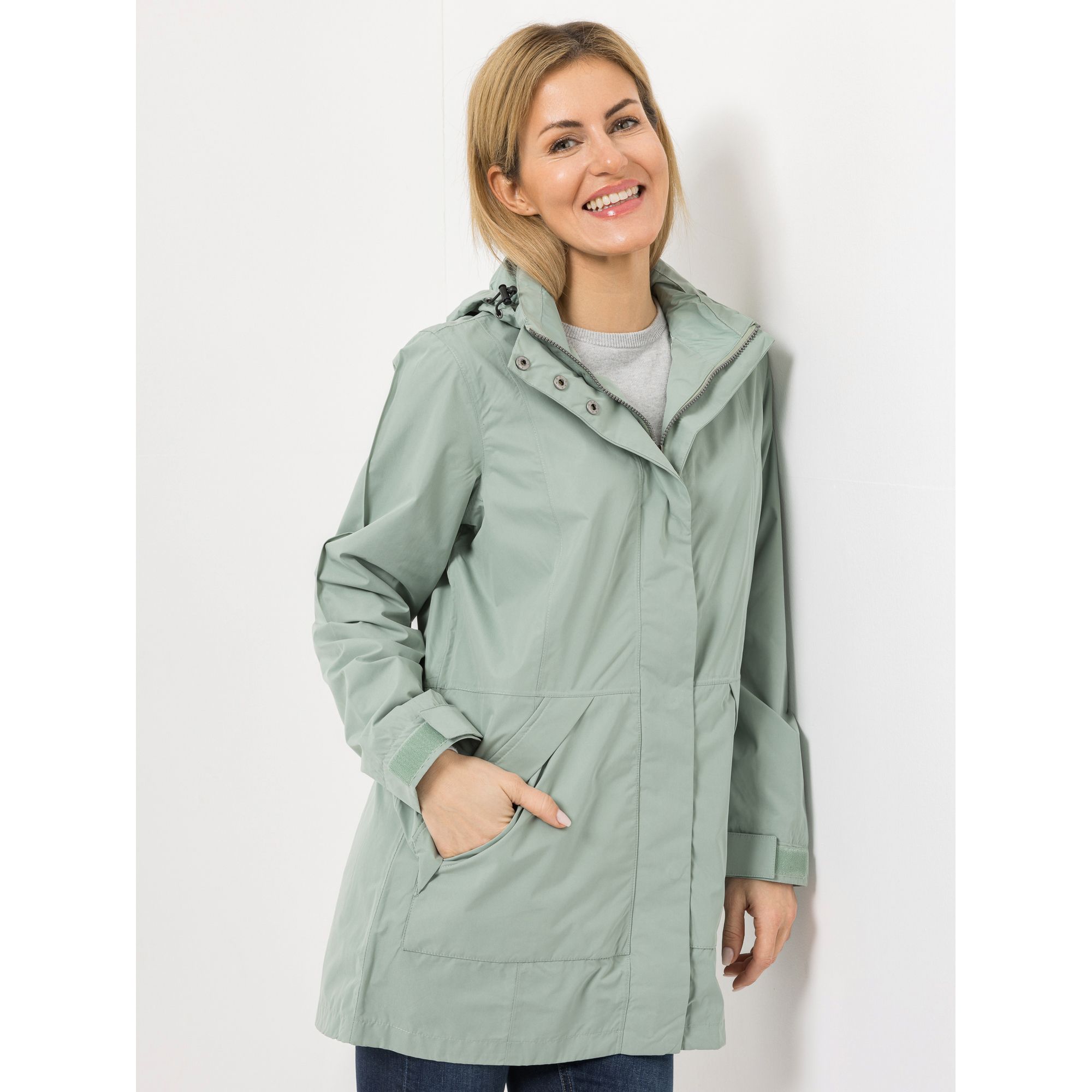 CENTIGRADE ACTIVE Funktionsparka abnehmbare Kapuze wasserdicht 2-Wege-Reißverschluss