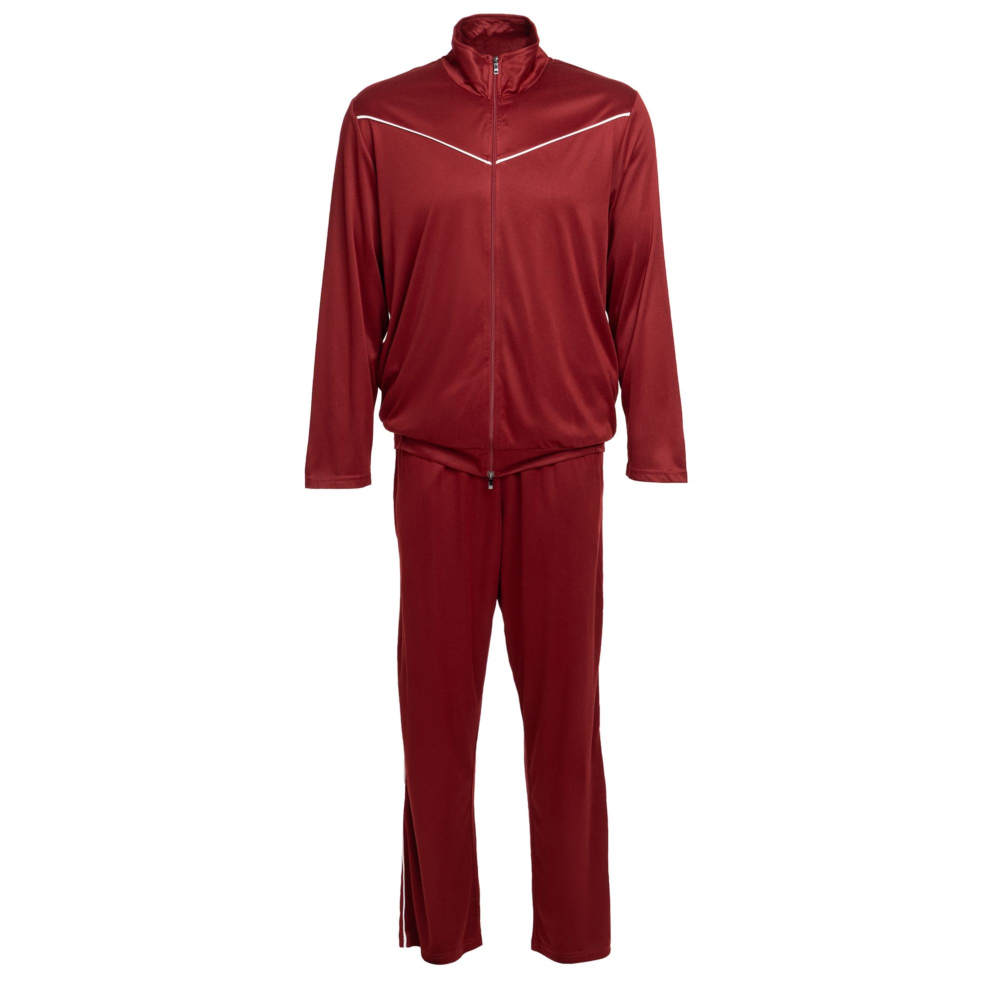 MEN'S TOUCH Hausanzug Mikrofaser Jacke und Hose mit Seitentaschen