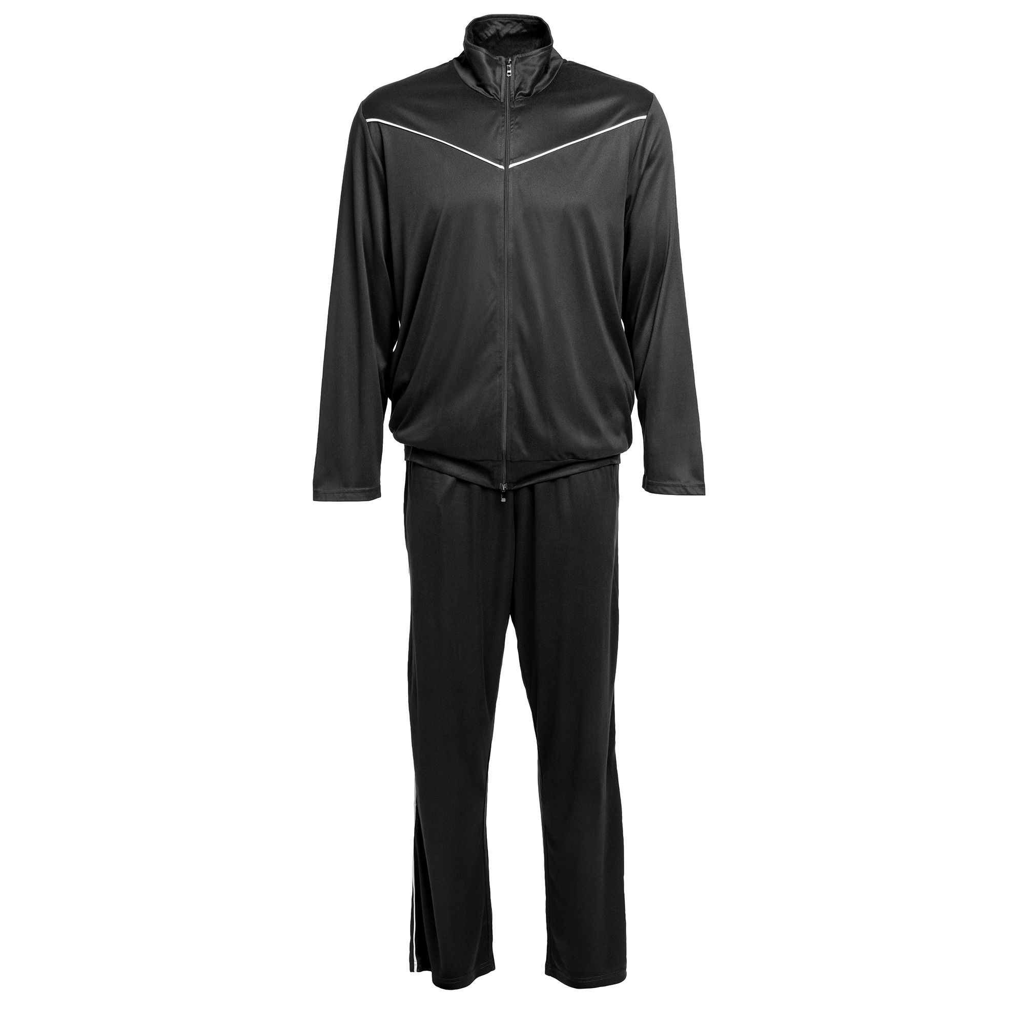 MEN'S TOUCH Hausanzug Mikrofaser Jacke und Hose mit Seitentaschen