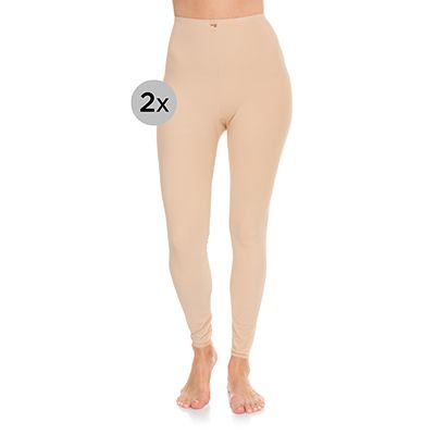 LITTLE ROSE Mikrofasermischung Winterwäsche Langbein-Panty Doppelpack