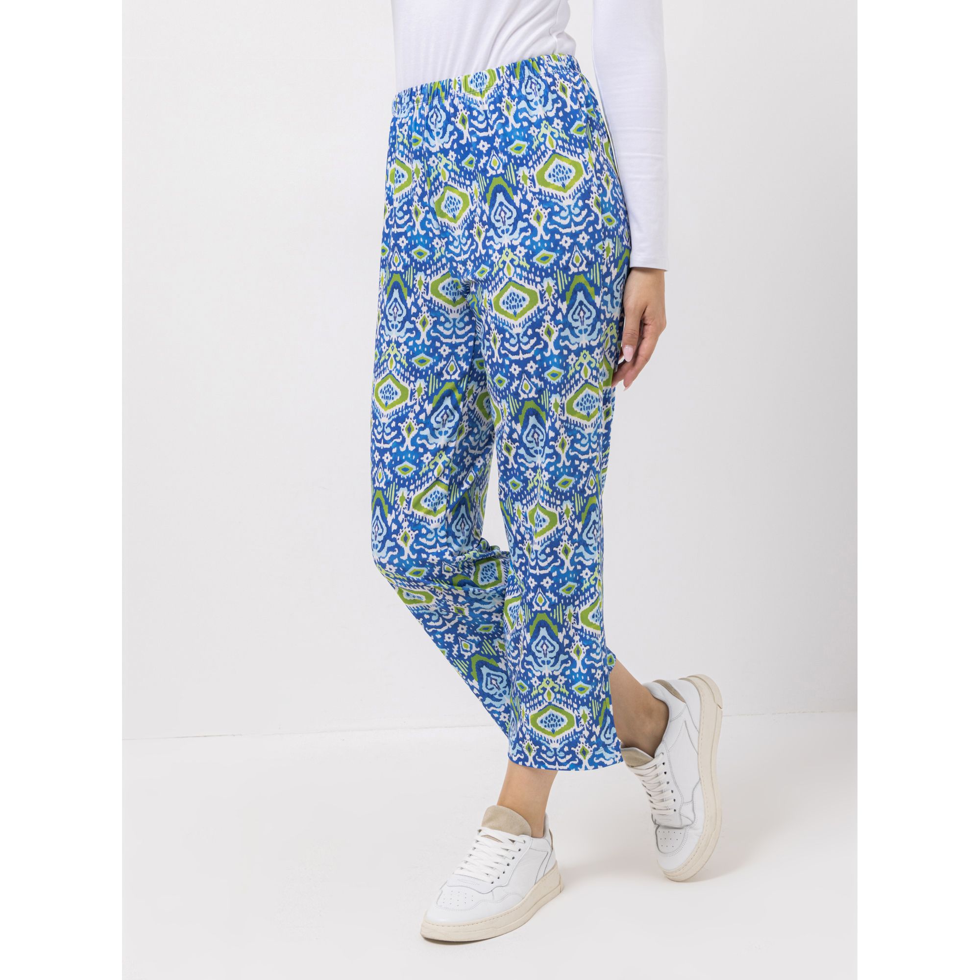 IN-PRINT Hose 7/8-Länge Rundumdehnbund bedruckt