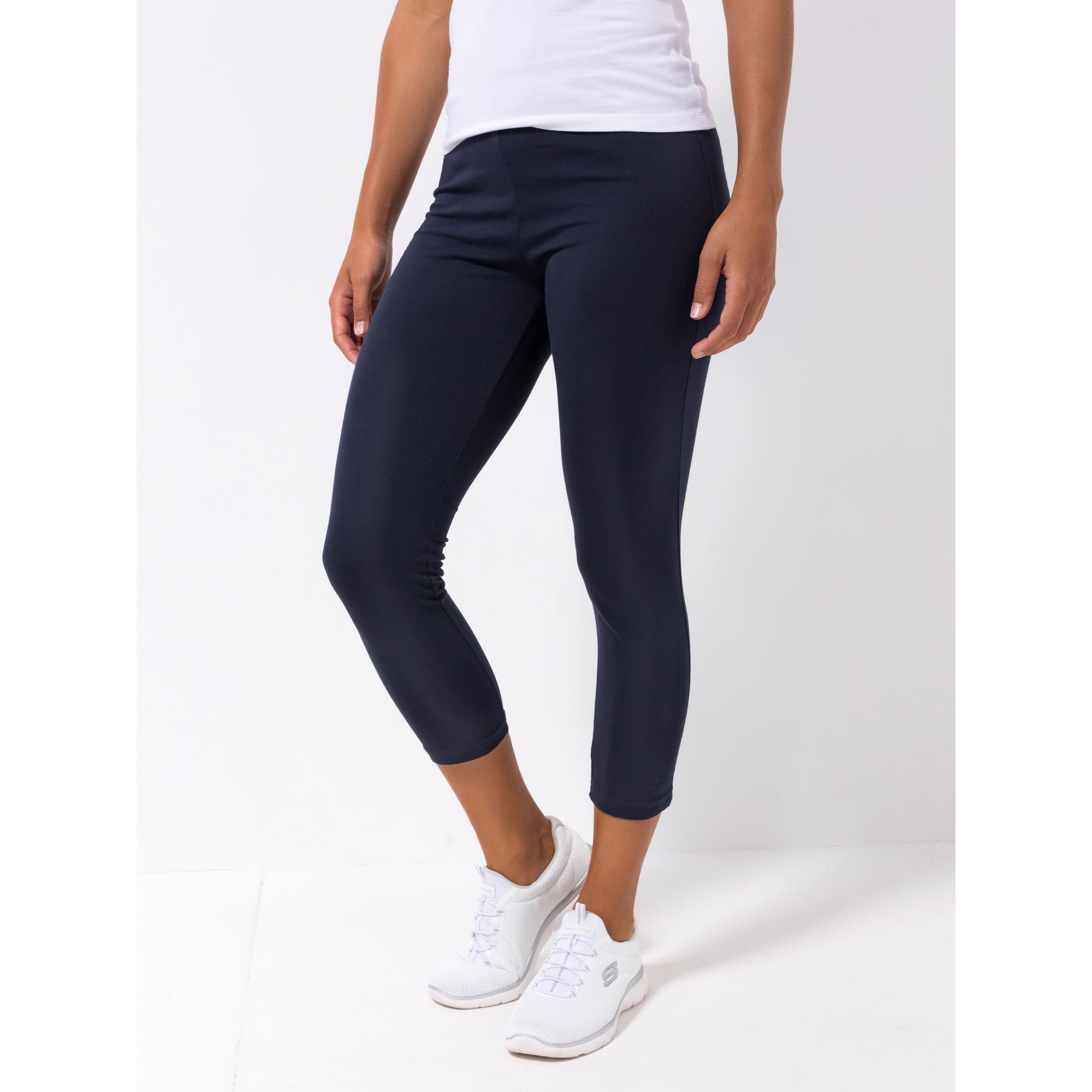 Green Cotton by Peter Hahn Leggings, 7/8-Länge Style Nanna Rundumgummibund