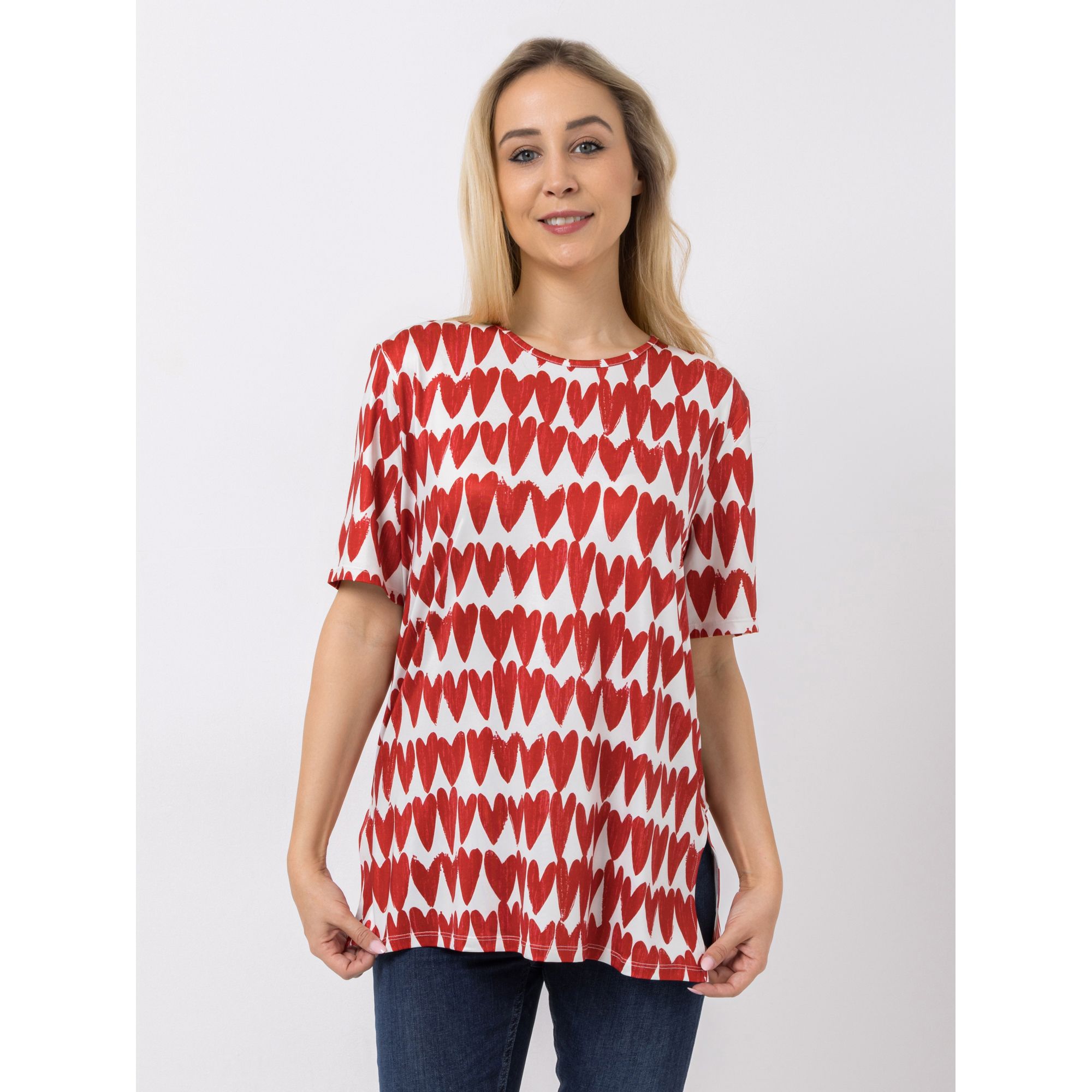 IN-PRINT Shirt 1/2-Arm Rundhalsausschnitt bedruckt