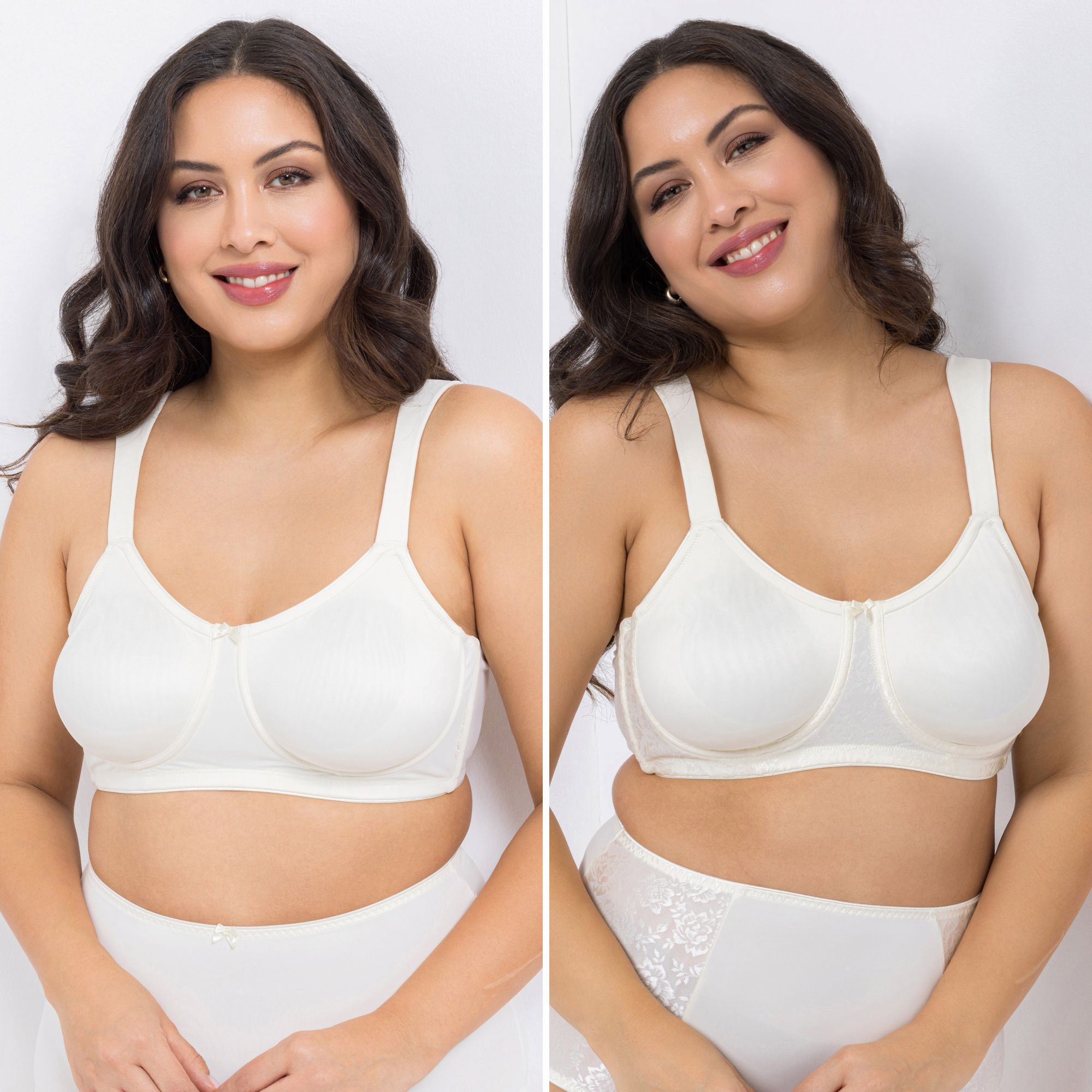 LITTLE ROSE 2 Gelstütz BHs Mikrofasermischung Gelbügel Basic & Jacquard