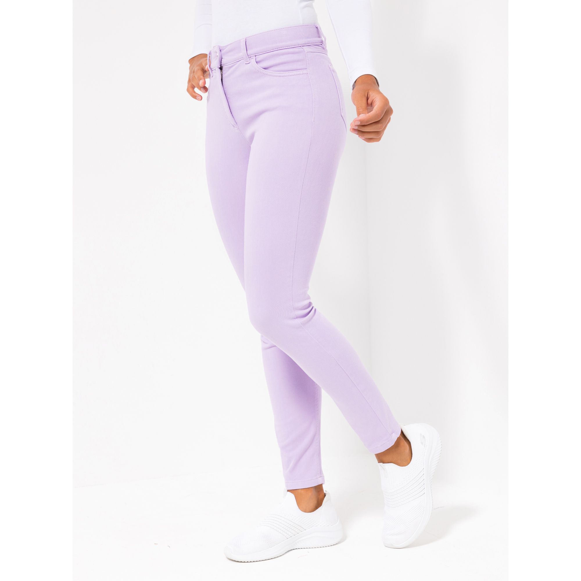 EVA LUTZ Hose knöchellang 360 Grad elastisch OEKO-TEX® schmales Bein