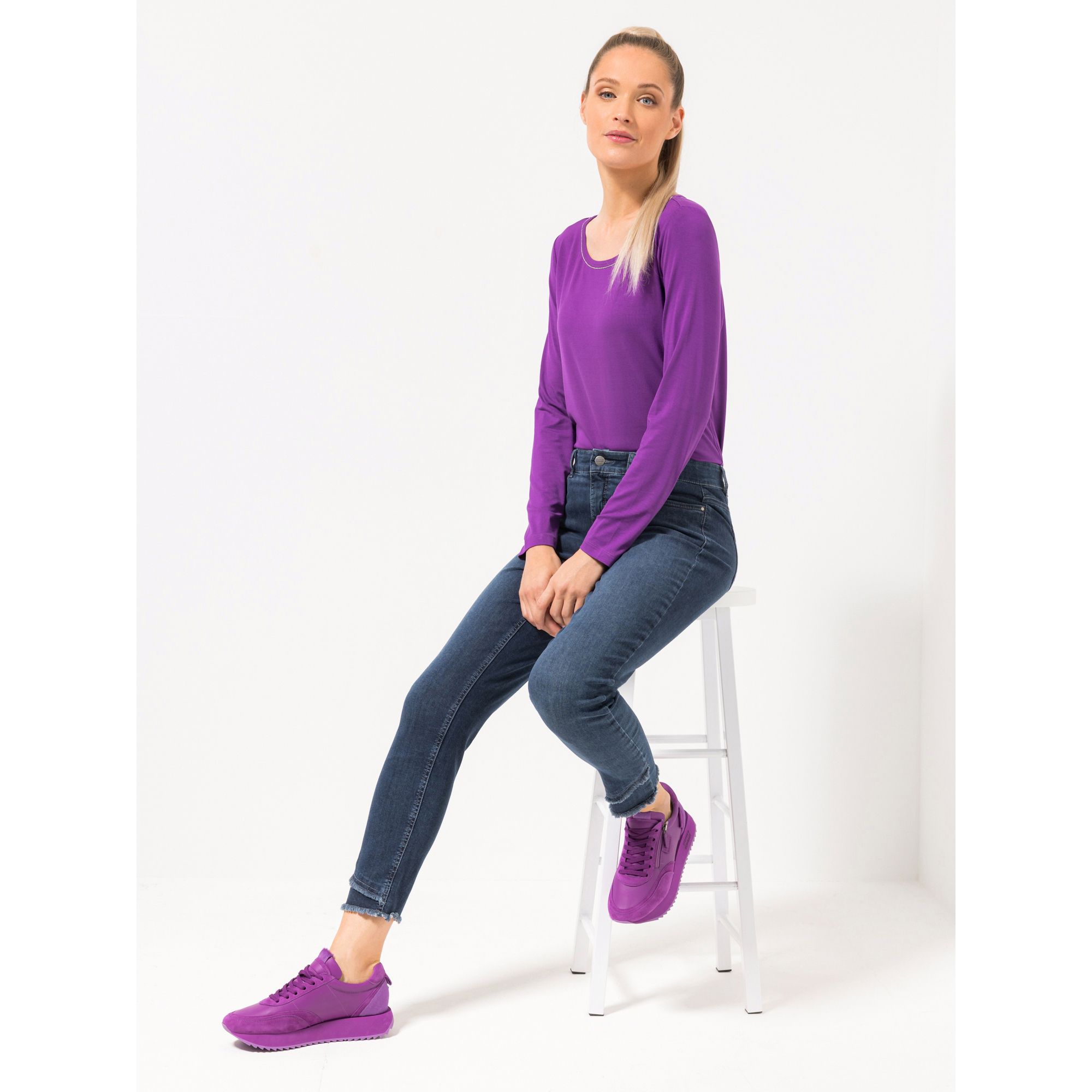 STEFFEN SCHRAUT Hose Los Angeles elastische Ware OEKO-TEX® sehr schmales Bein