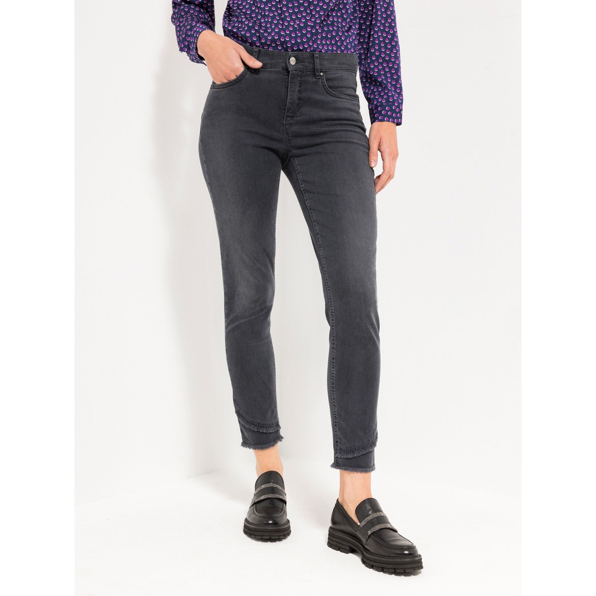 STEFFEN SCHRAUT Hose Los Angeles elastische Ware OEKO-TEX® sehr schmales Bein