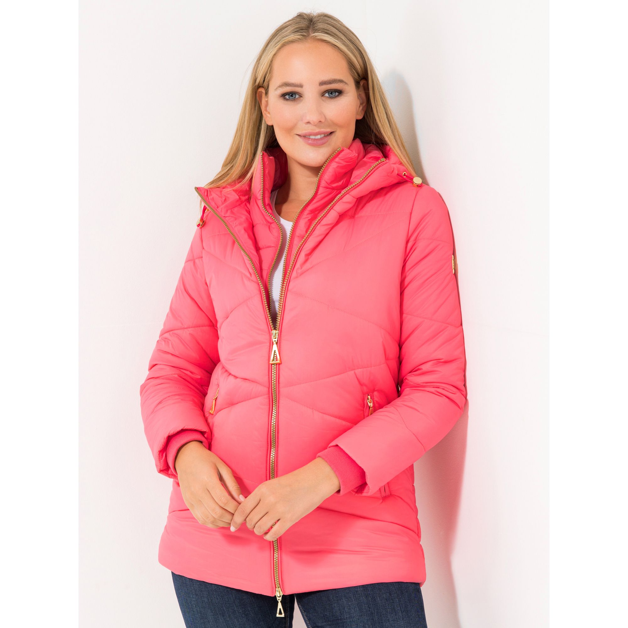 DAWID by Dawid Tomaszewski Steppjacke, 1/1 Arm mit Tunnelzug figurumspielend