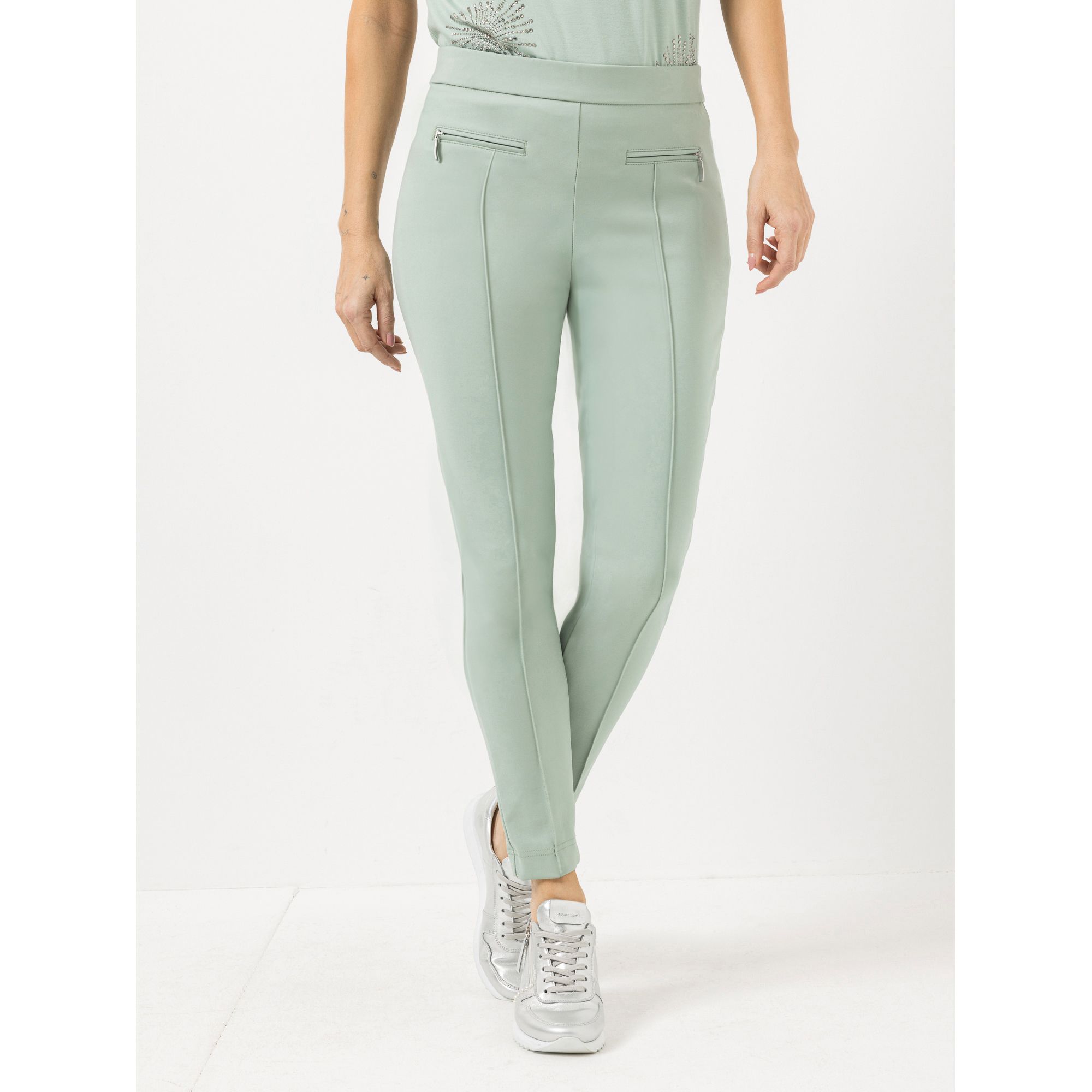 STEFFEN SCHRAUT Jeggings London knöchellang Reißverschluss-Detail sehr schmales Bein