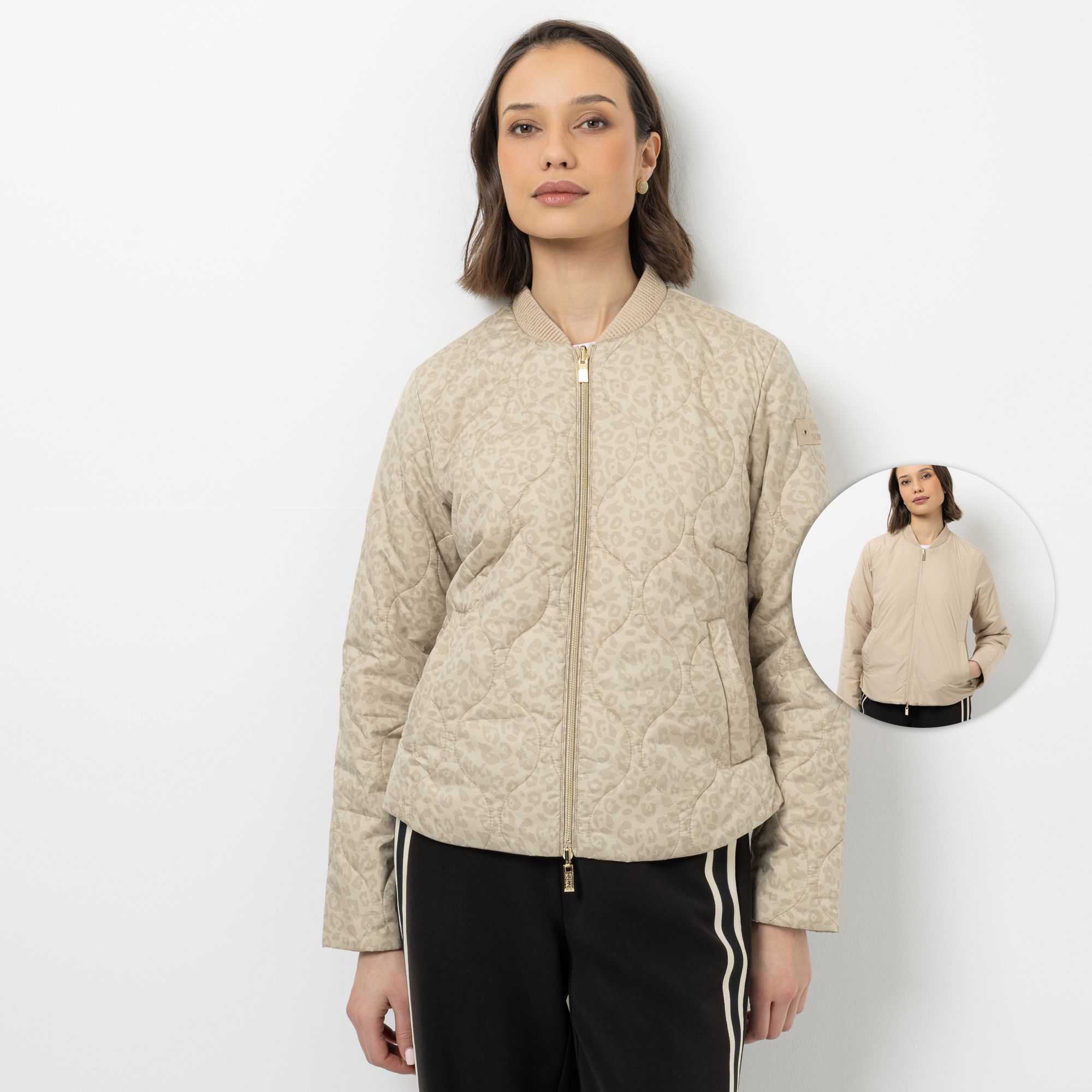 STEFFEN SCHRAUT Wendesteppjacke leichte Wattierung 2-Wege-Reißverschluss figurumspielend