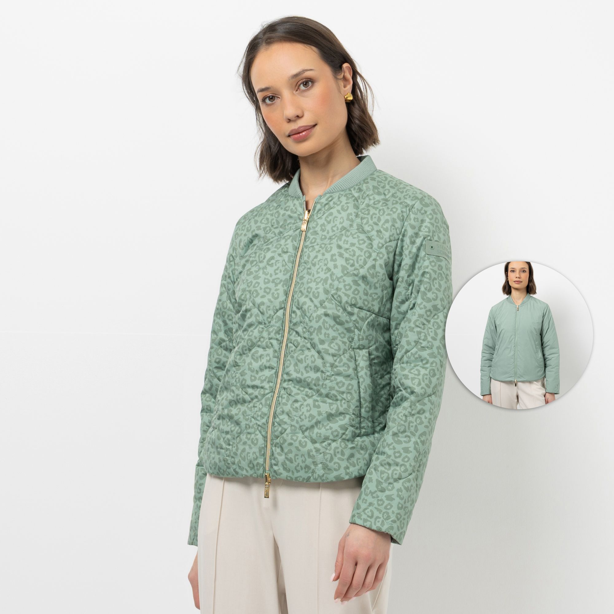 STEFFEN SCHRAUT Wendesteppjacke leichte Wattierung 2-Wege-Reißverschluss figurumspielend