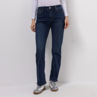 DINE 'N' DANCE Jeanshose Lambada lange Form 5-Pocket-Style gerades Bein