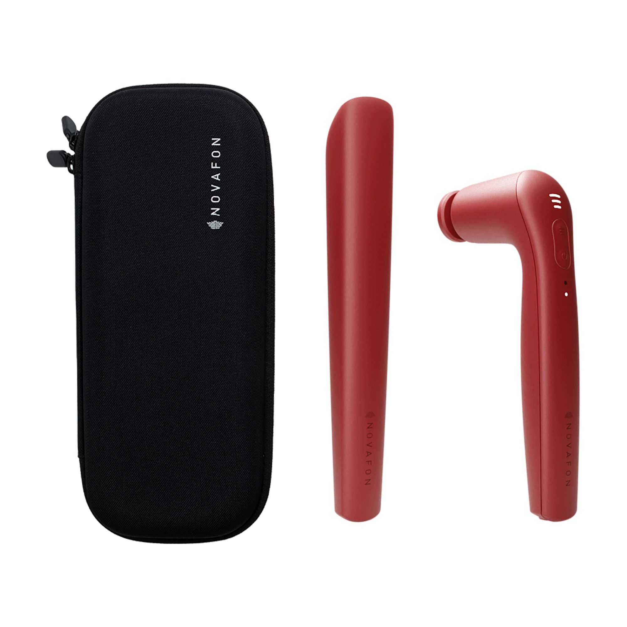 NOVAFON lite Schallwellengerät inkl. Transport Case, Verlängerungsgriff & Faszienball