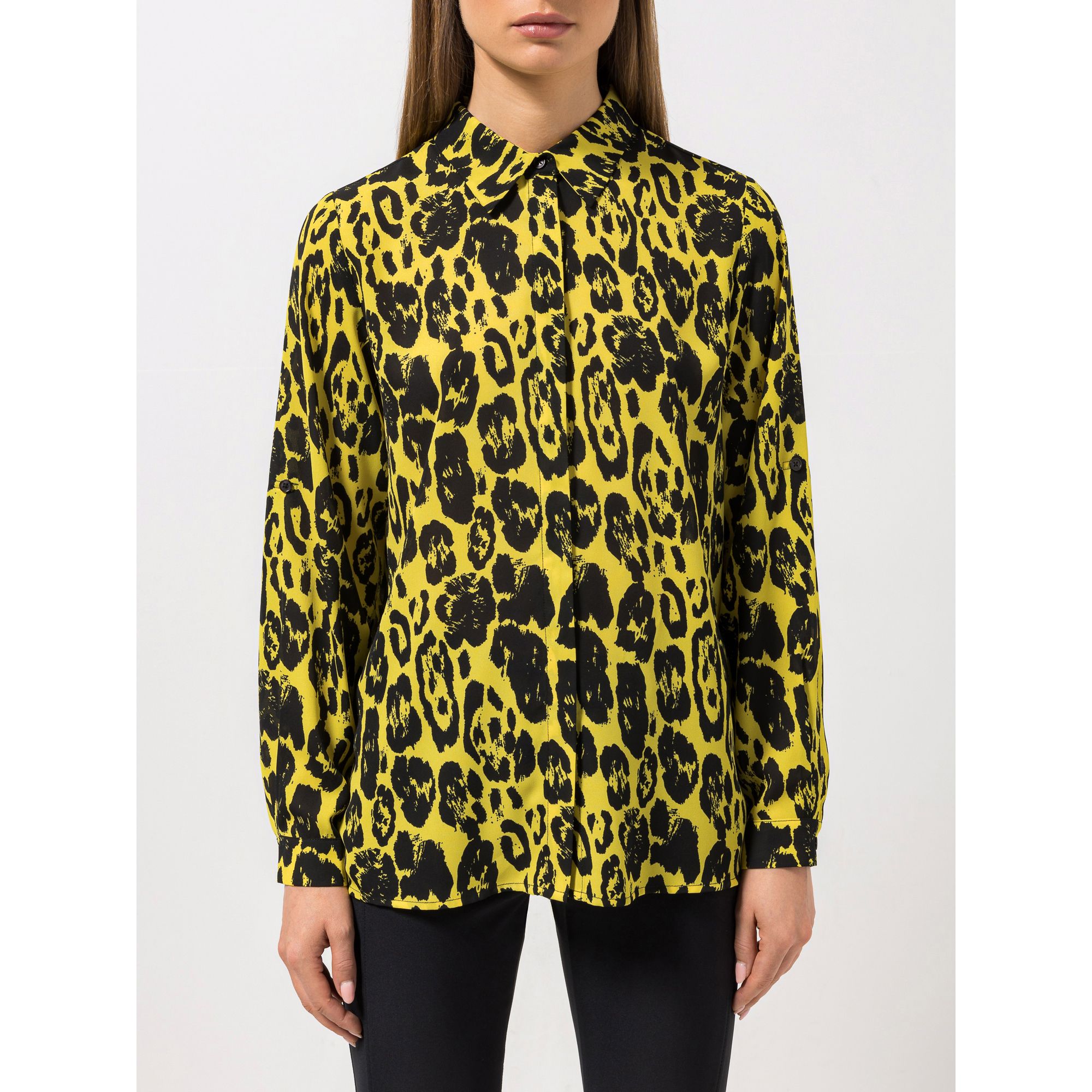 STEFFEN SCHRAUT Bluse Bali Blusenkragen verdeckte Knopfleiste leger weit