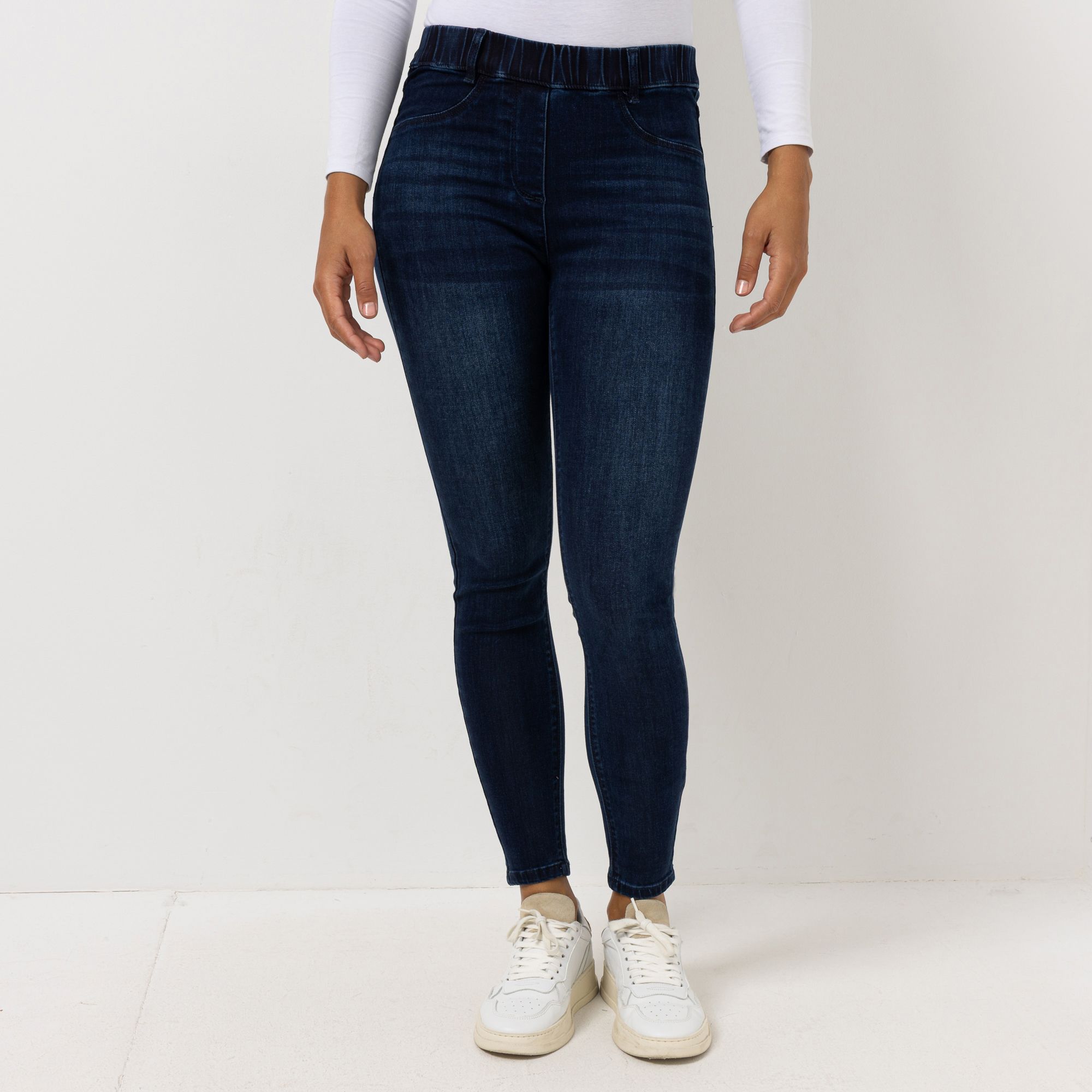 ANNI FOR FRIENDS Jeggings Arielle knöchellang Gürtelschlaufen schmales Bein