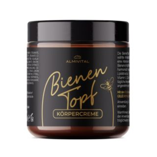 ALMIVITAL Bienentopf Körpercreme m. Gelée Royale, Bienengift, Propolis 250ml