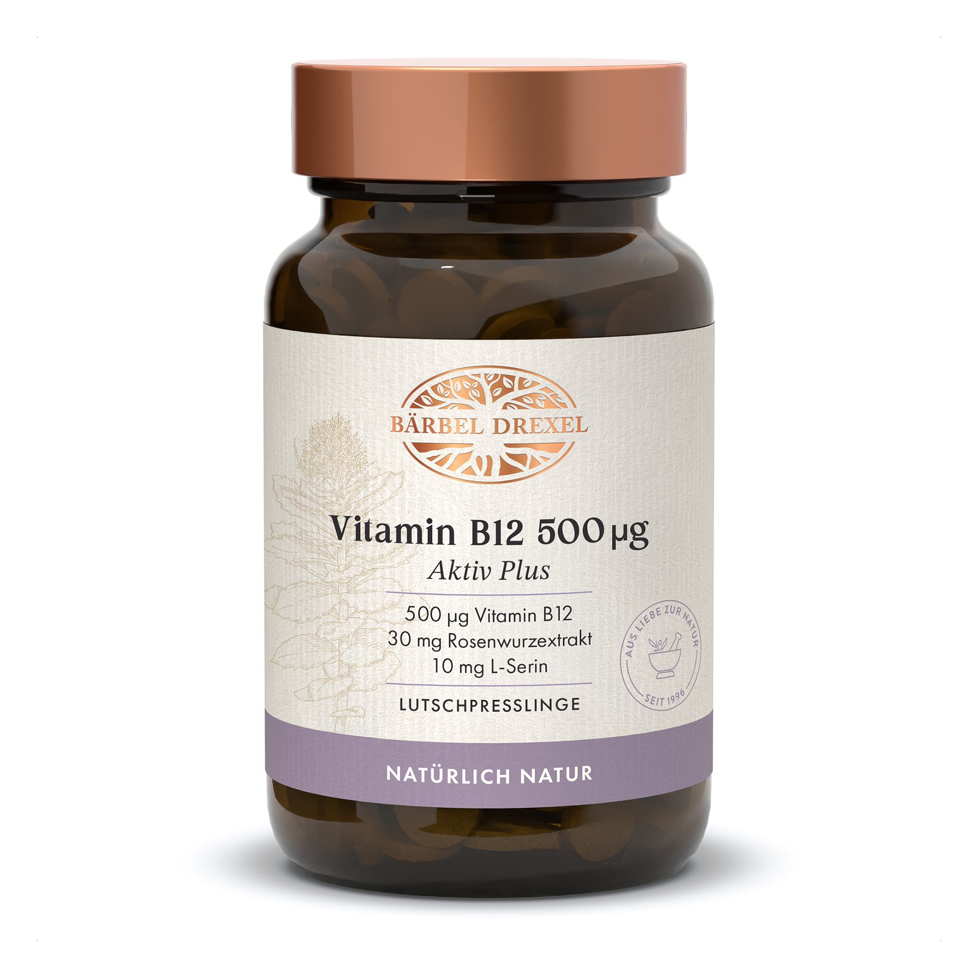 BÄRBEL DREXEL Vitamin B12 500 PLUS Lutschpresslinge, 150 Stück für 150 Tage