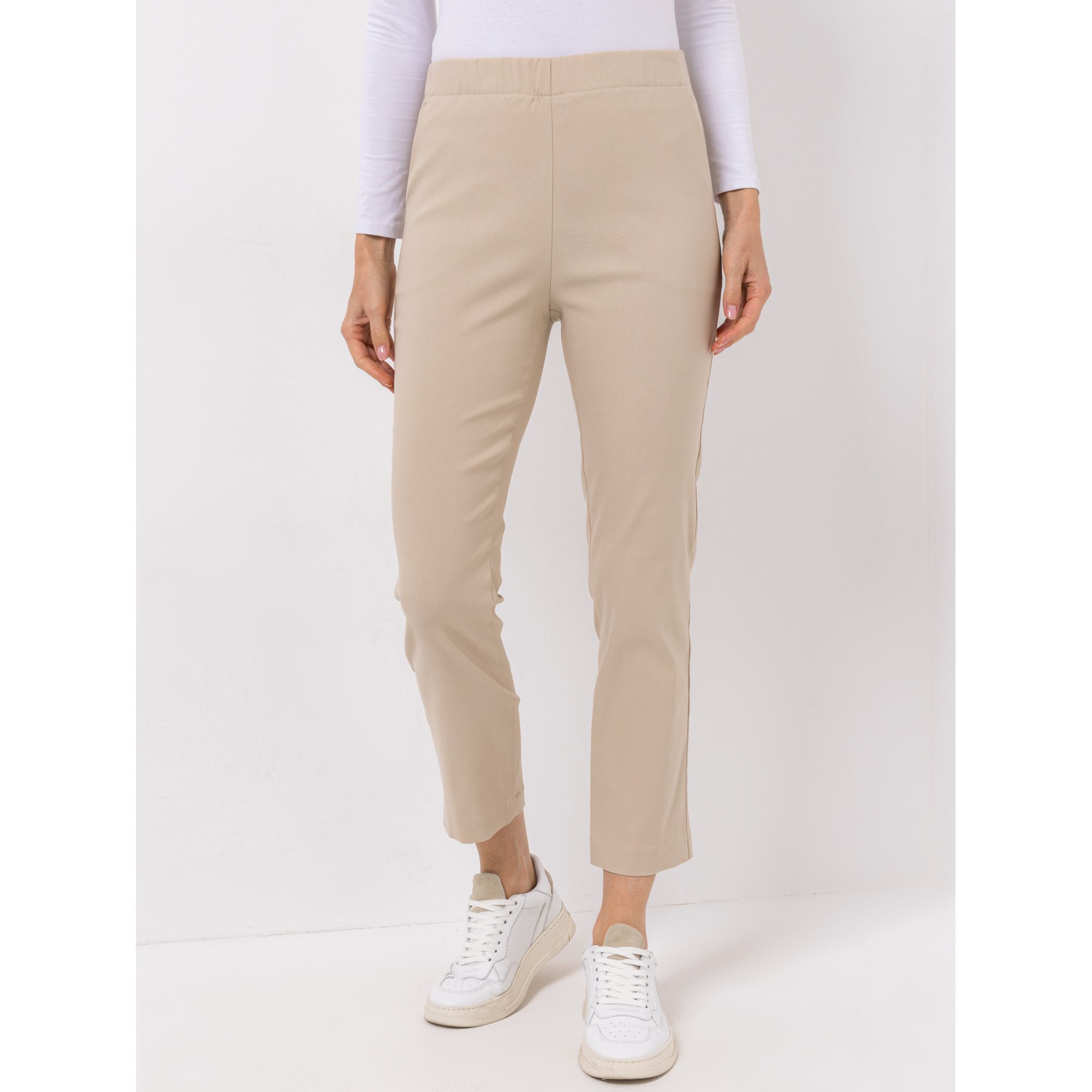 KIM & CO. Hose, 7/8-Länge Stretch Bengalin 2 Eingrifftaschen schmales Bein