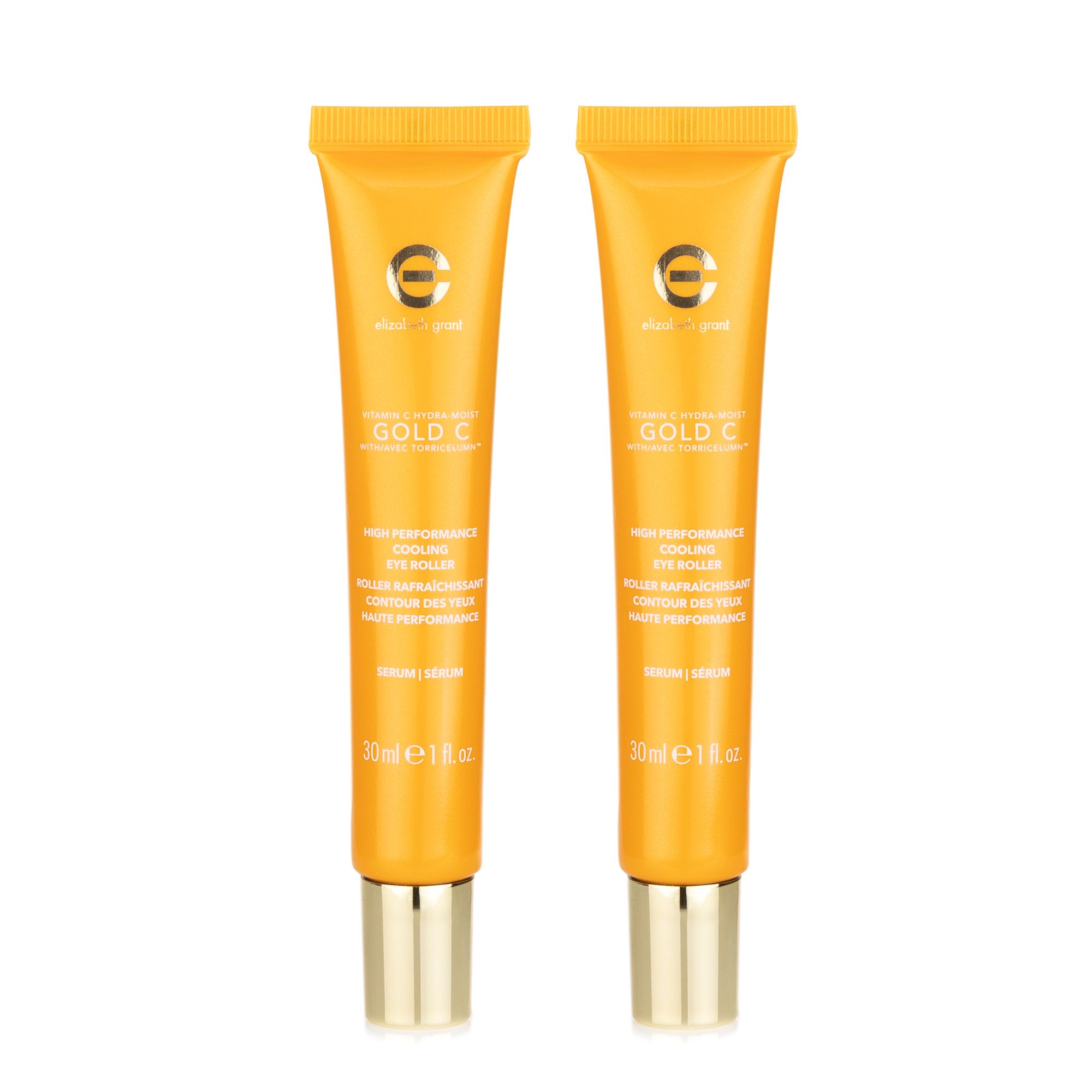 ELIZABETH GRANT Vitamin C mit Gold Cooling Eye Roller Duo 2x 30ml