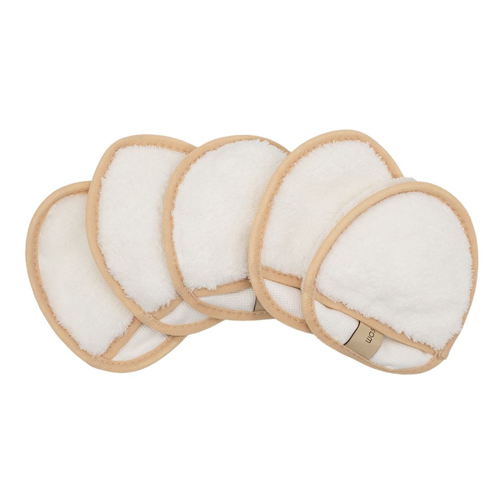 WASCHIES® 5 Mikrofaser Augen- Abschmink- & Waschpads mit Fingertasche
