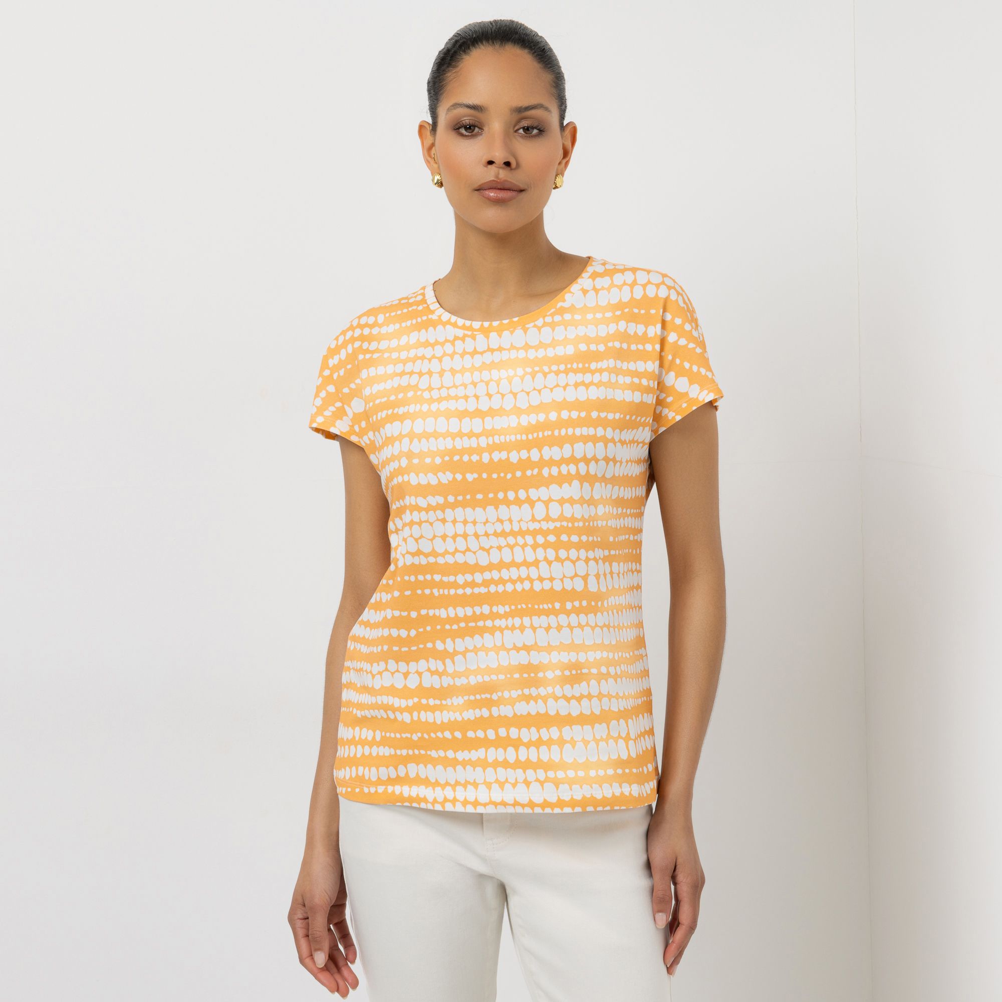 STEFFEN SCHRAUT Shirt, 1/4-Arm Rundhalsausschnitt bedruckt figurumspielend